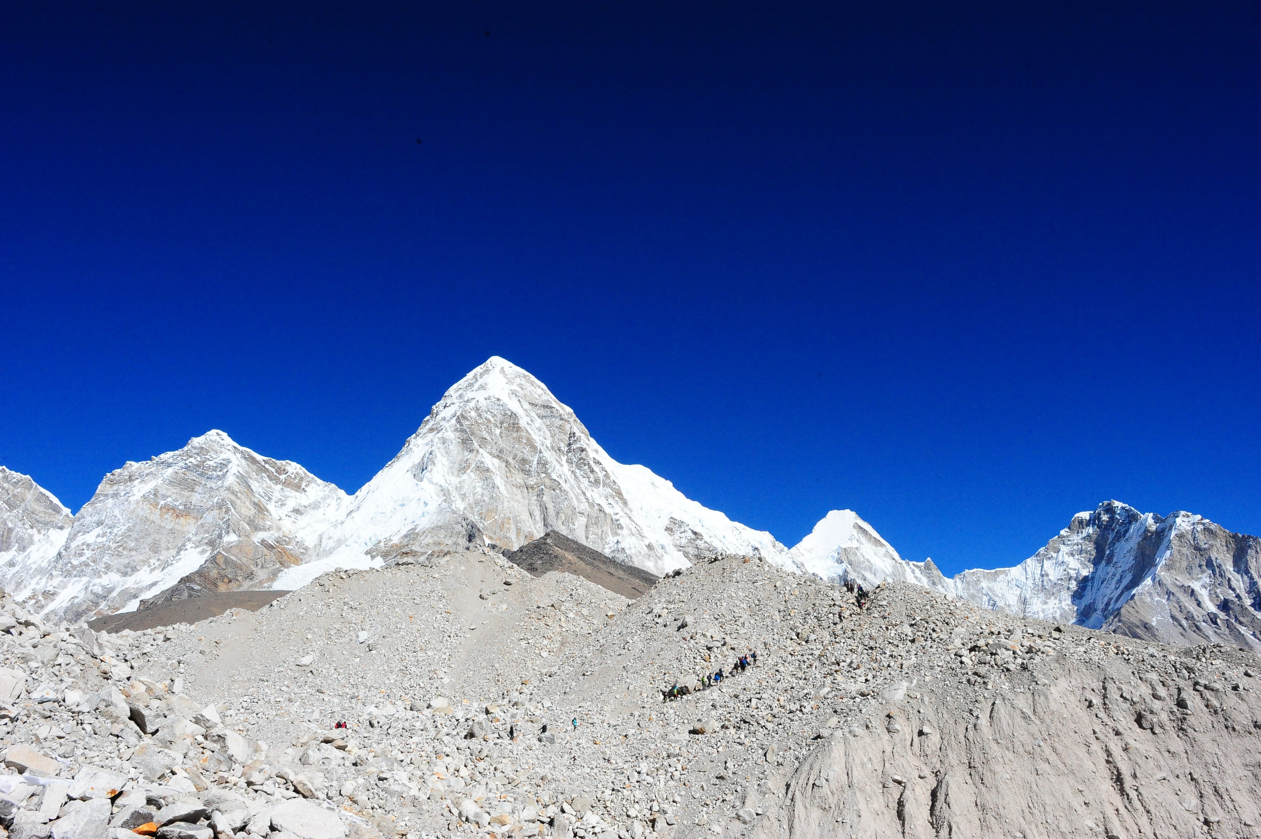 landscape, panoramic, scenics - nature, Khumbu, people, non-urban scene, beauty In Nature, tranquility, nature, scenic, tranquil scene, photo, camp, base, HD Wallpaper