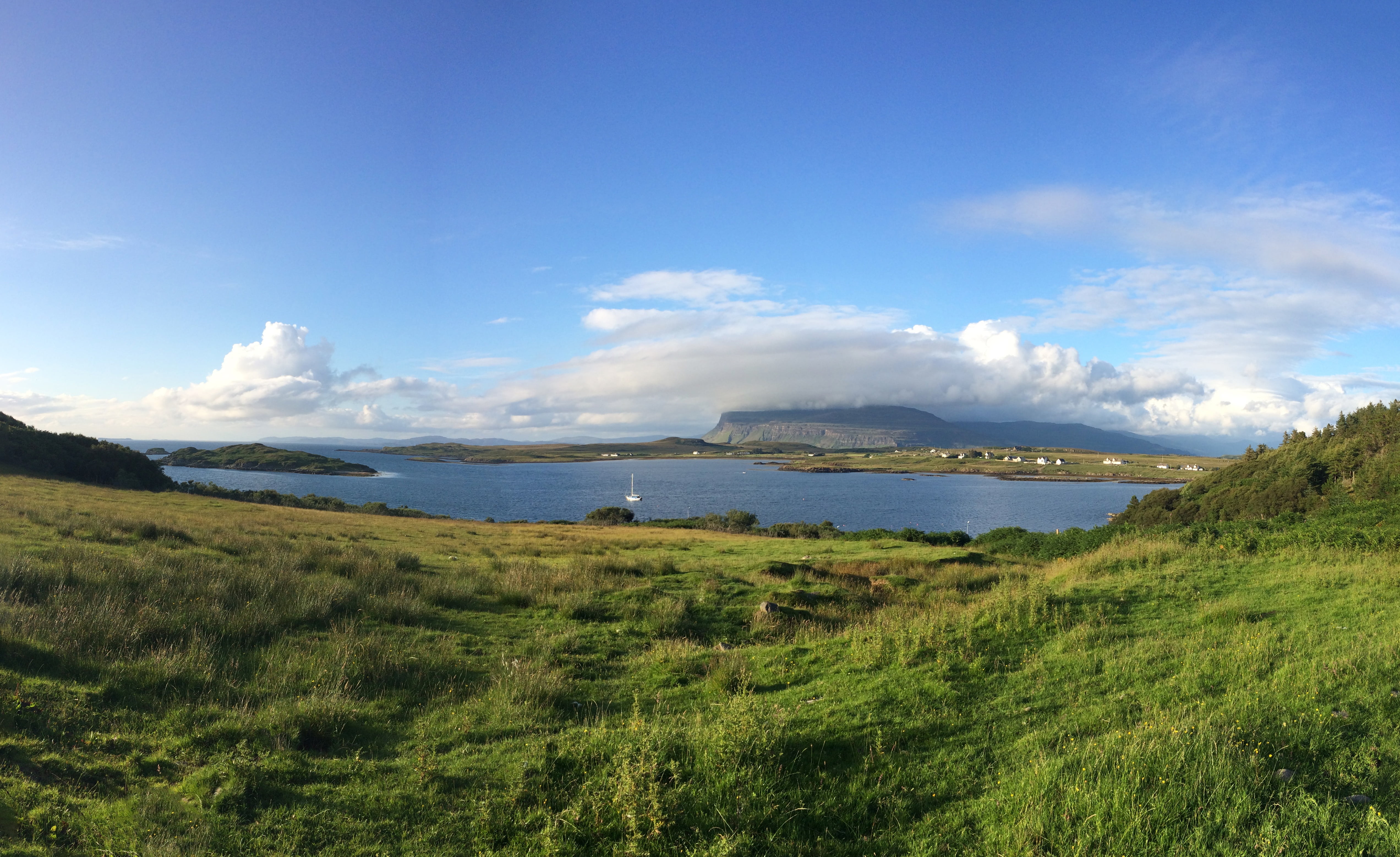 countryside, scenics - nature, mountain, outdoors, 4K, isle of mull, tranquility, scottish, environment, nature, sky, coast, scenery, cloud - sky, beauty in nature, HD Wallpaper