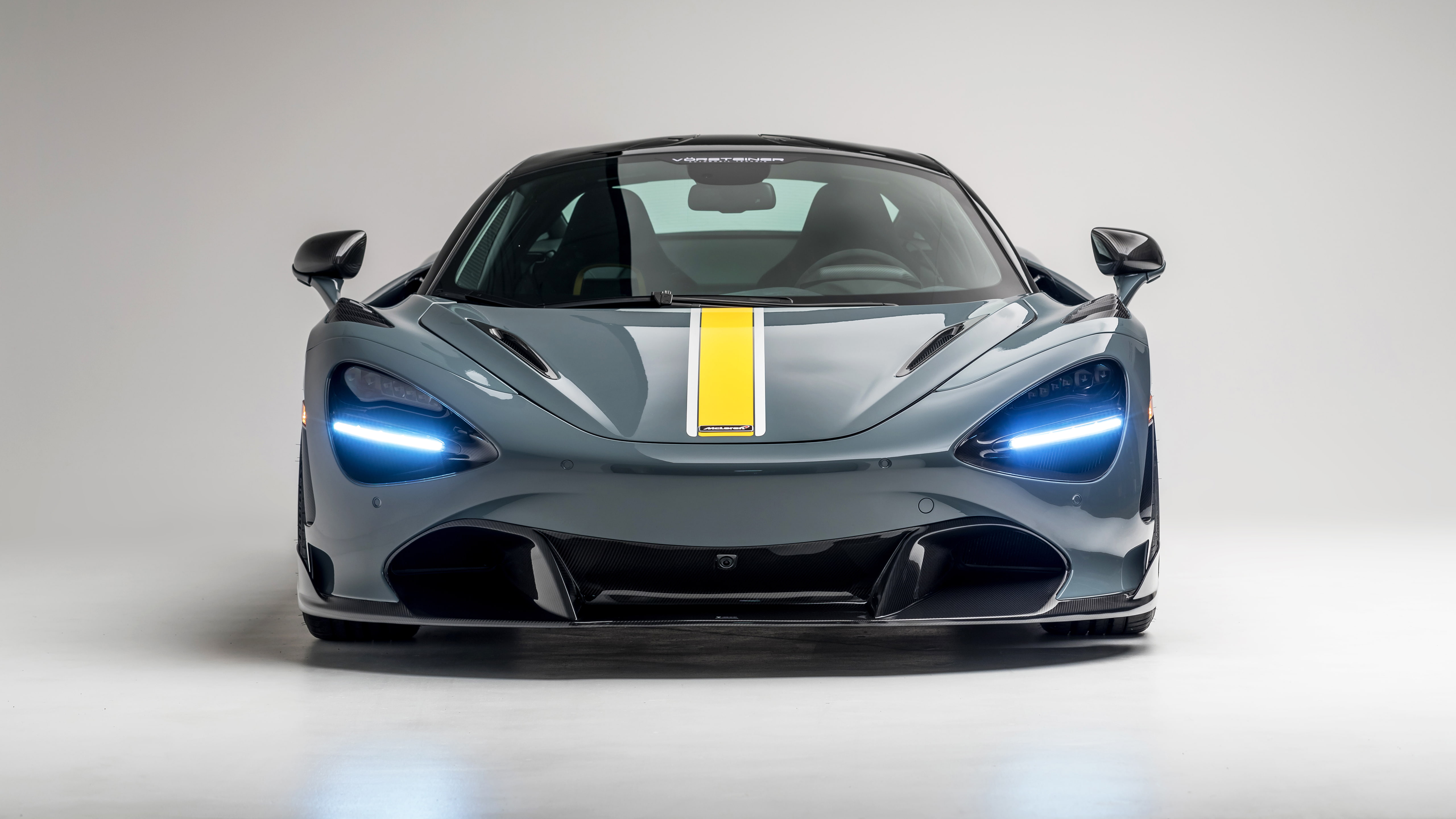 Rear diffuser, 5K, Side blades, Active wing blade, 5K, Integrated vents, McLaren 720S, Front spoiler, Front fender, Silverstone Aero Program, HD Wallpaper