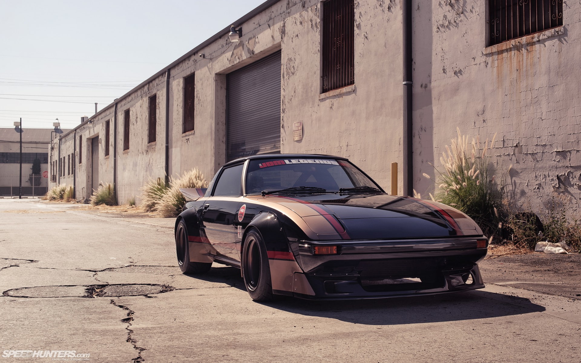 mode of transportation, street, building exterior, building, outdoors, old, sunlight, architecture, stationary, land vehicle, transportation, Mazda, 1080P, HD Wallpaper