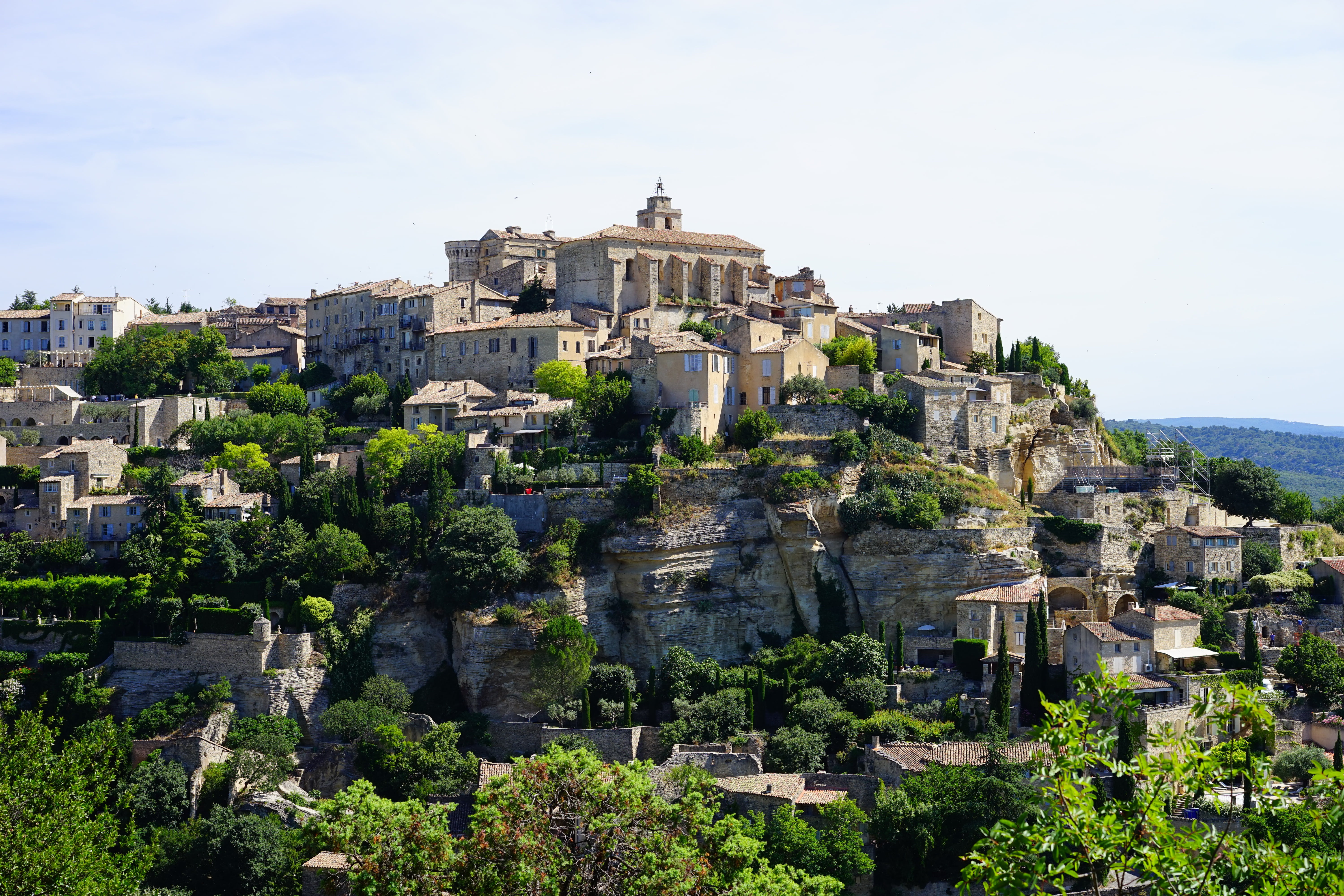 architecture, provence-alpes-côte dazur, nature, tourism, arrondissement apt, department of vaucluse, outdoors, 5K, places of interest, buildings, gordes, HD Wallpaper