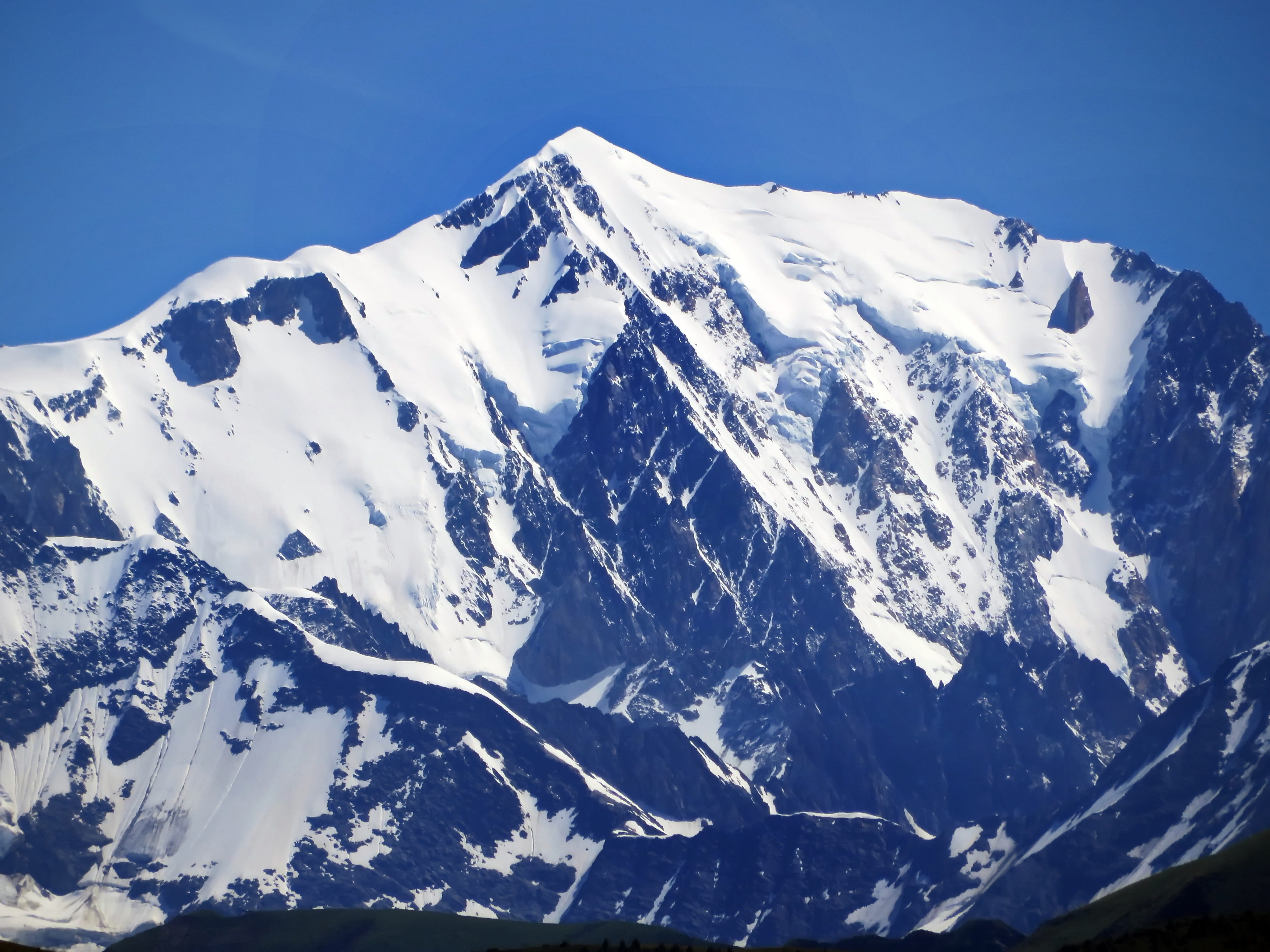 nature, snow, tranquil scene, white color, day, majestic, environment, scenics - nature, summits, mountain, mountain range, beauty in nature, glacier, mountain peak, HD Wallpaper
