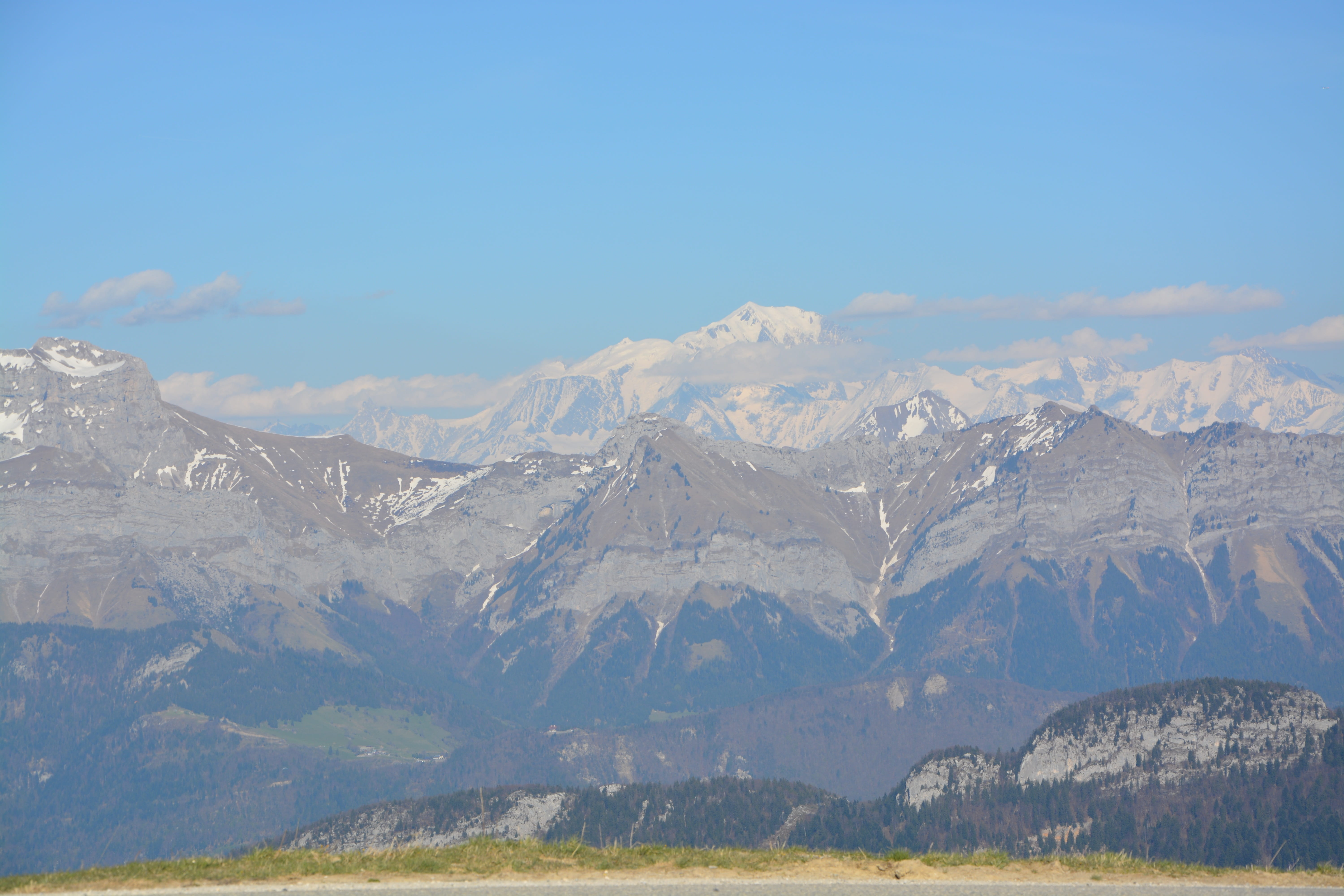 outdoors, travel, idyllic, chain of mont blanc, mountain, mountain range, 5K, scenics - nature, haute-savoie, non-urban scene, france, no people, environment, HD Wallpaper