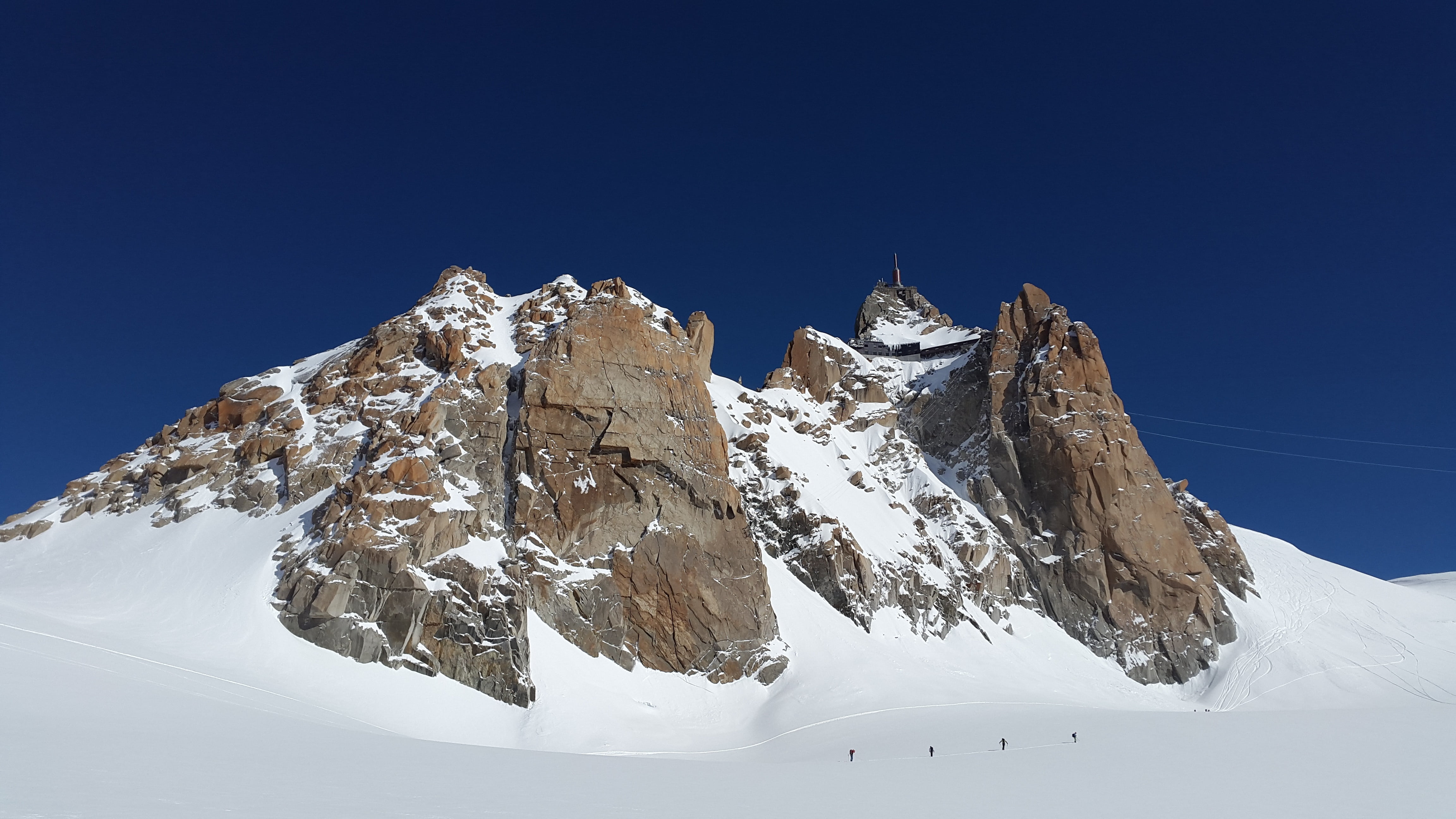 high mountains, rock, wintry, beauty in nature, winter, snow, outdoors, white color, summit, no people, mountain Peak, mountain station, rock - object, HD Wallpaper