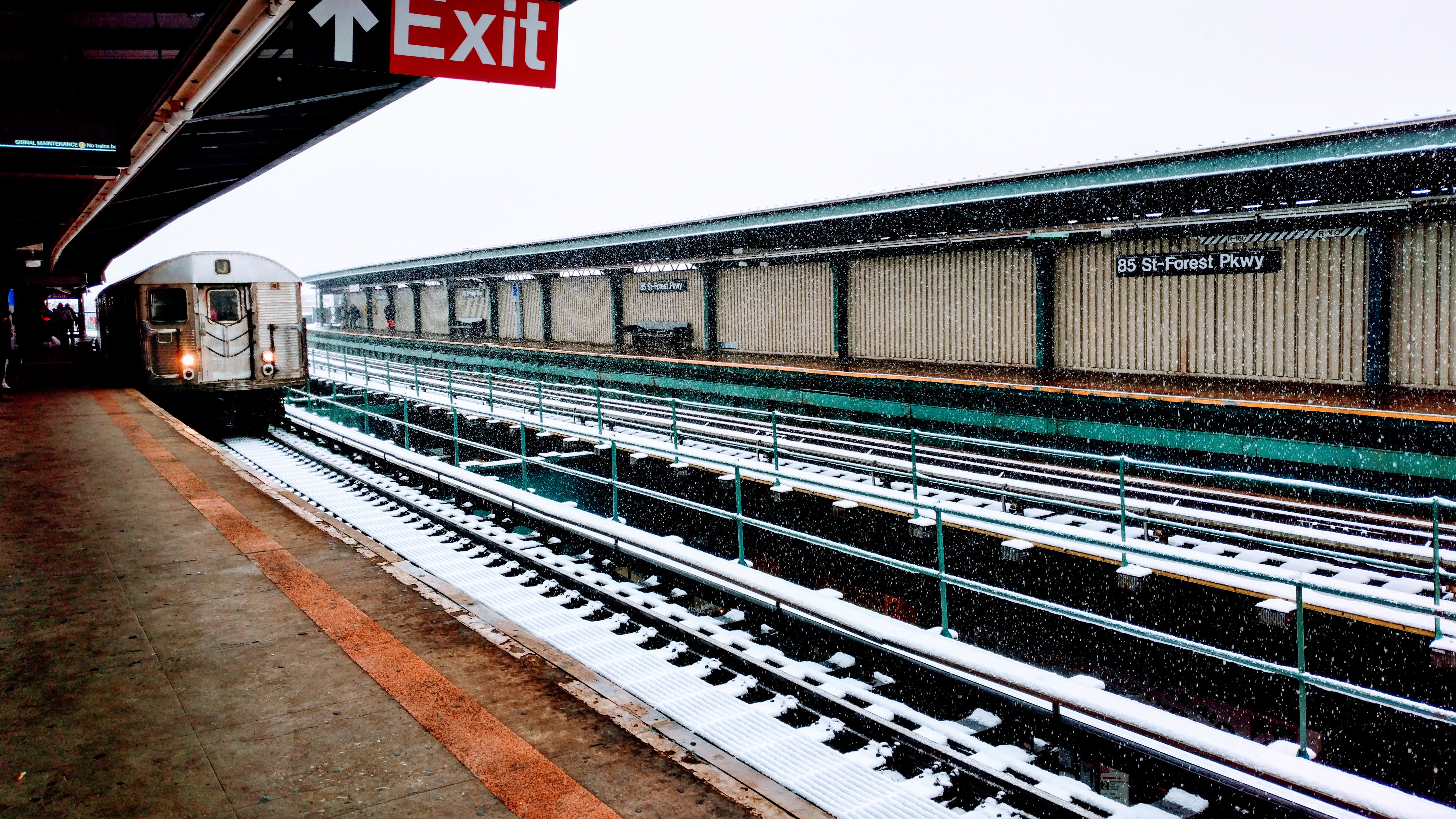 public transportation, nature, track, transportation, train - vehicle, arrival, railroad station, railroad station platform, united states, passenger train, HD Wallpaper
