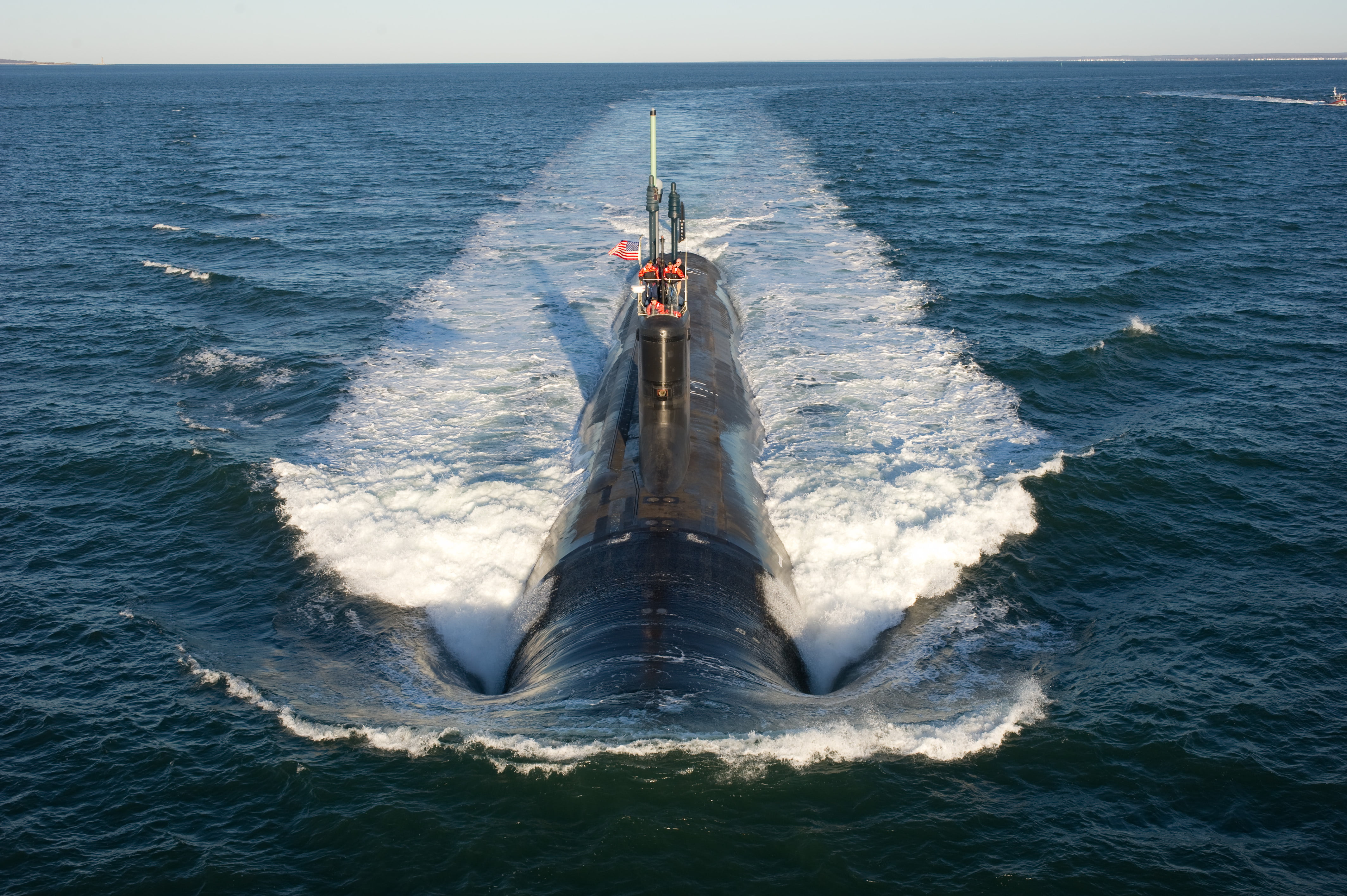 SSN-774, animals in the wild, The Atlantic ocean, submarine, underwater, US NAVY, nautical vessel, transportation, one animal, water, animal wildlife, 4K, HD Wallpaper