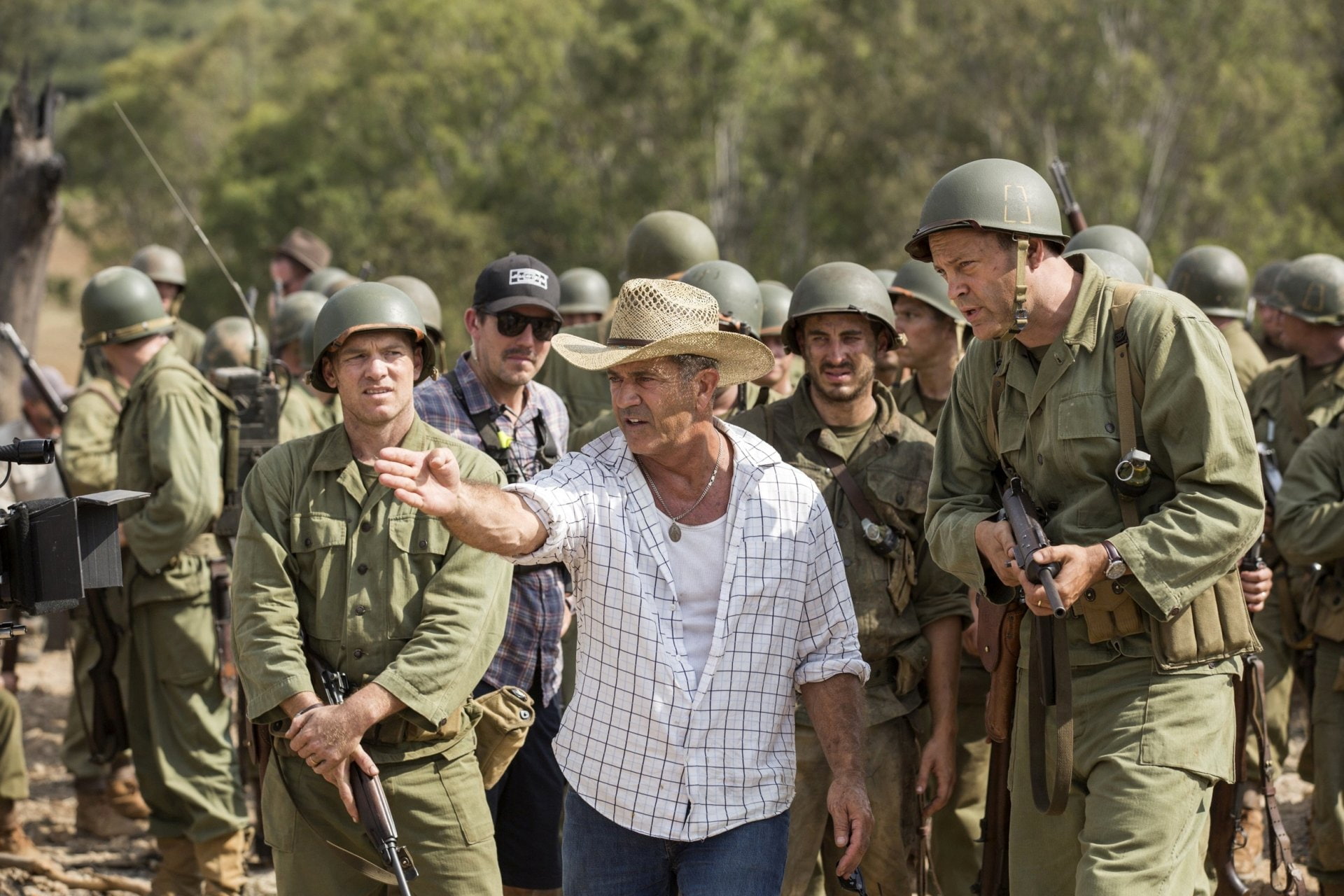Sam Worthington, Mel Gibson, Vince Vaughn, Hacksaw Ridge, 1080P, Movie, HD Wallpaper