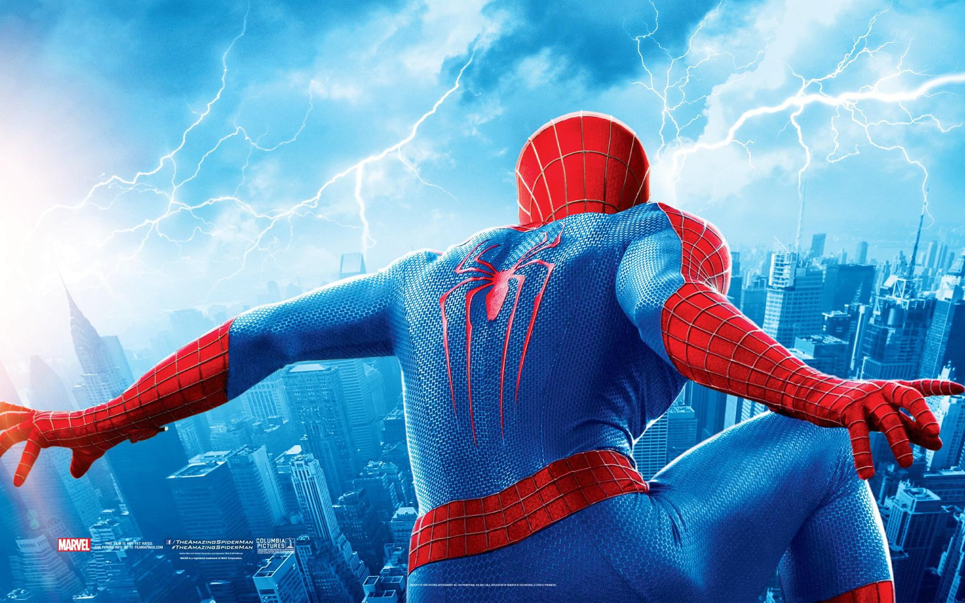 2014, 1080P, spider man, amazing, movies, andrew garfield, spider, movie, man, HD Wallpaper