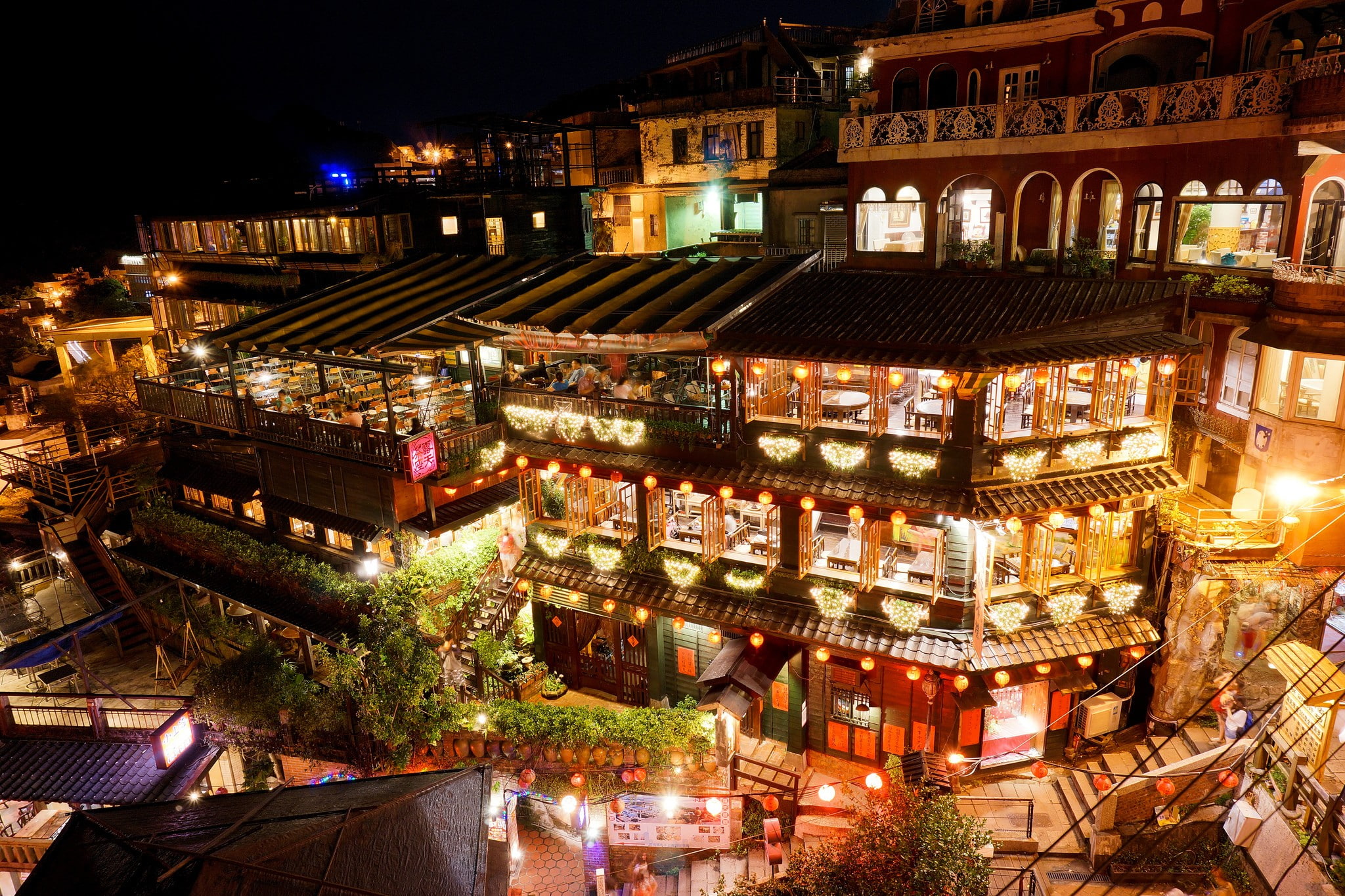 Taiwan, jiufen, urban, 1080P, HD Wallpaper