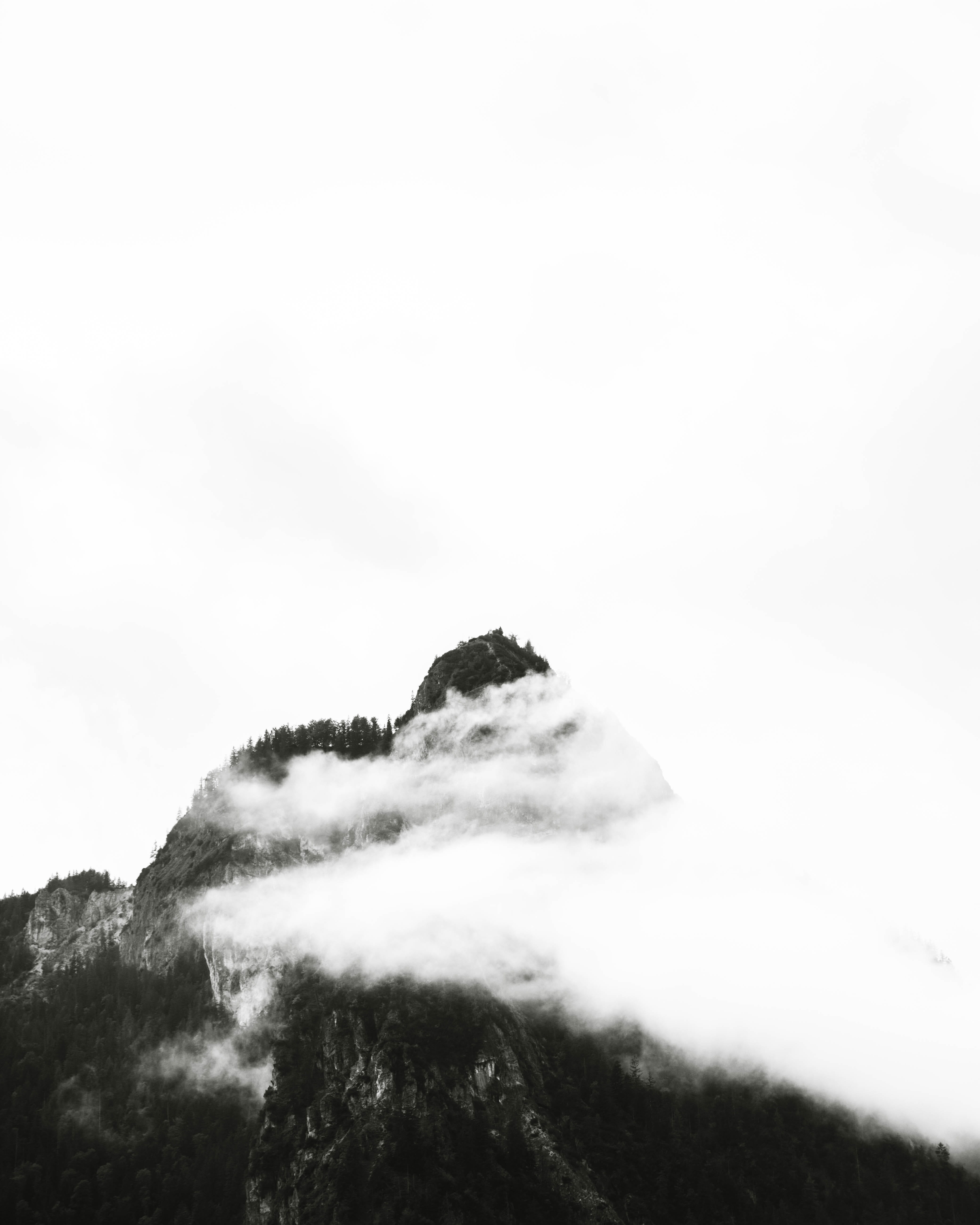 5K, outdoors, no people, idyllic, tranquility, schönau am königssee, germany, low angle view, mountain, land, nature, copy space, königssee, sky, scenics - nature, Phone HD Wallpaper