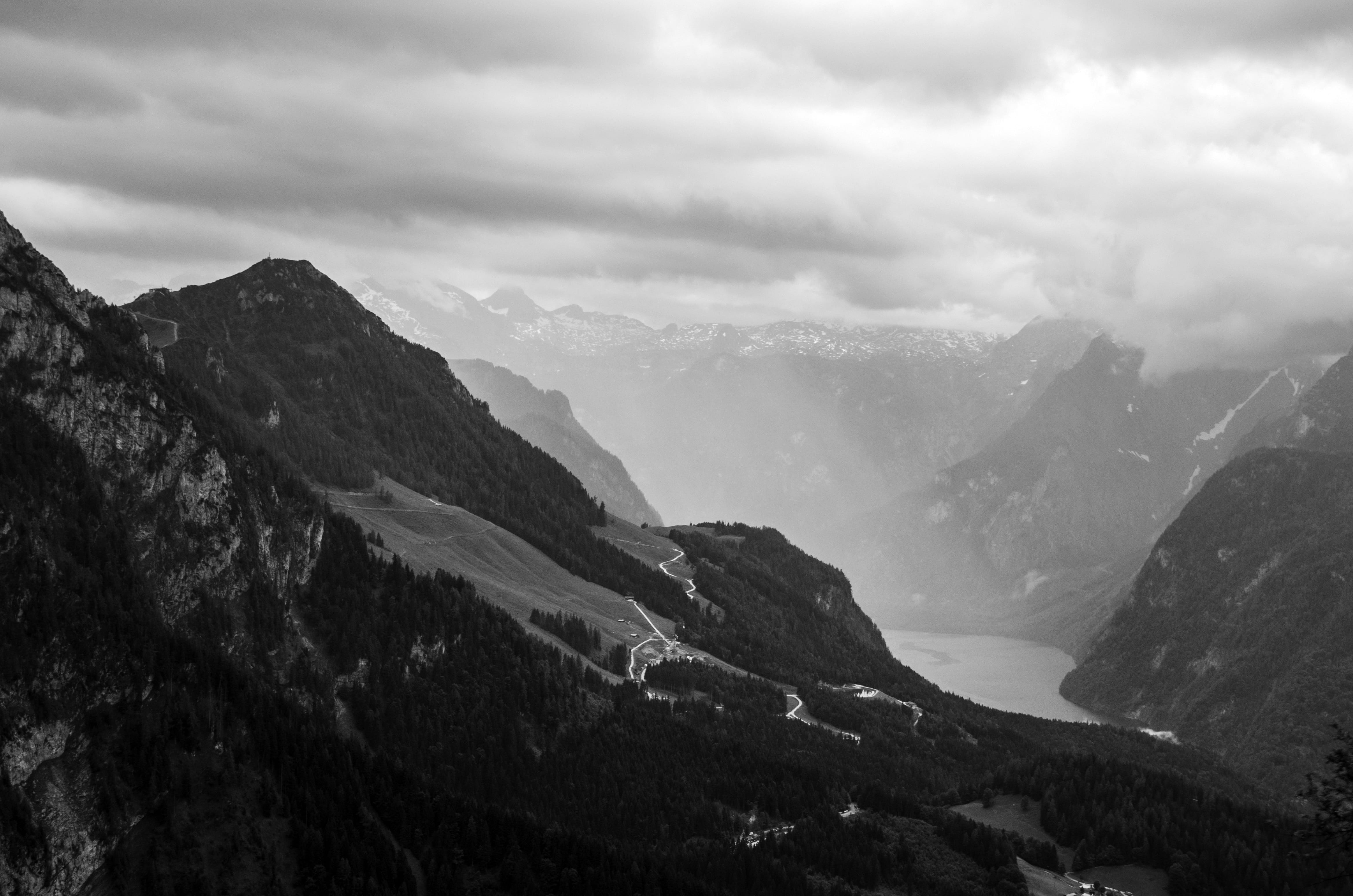 berchtesgadener, nigssee, rock, no People, k, non-urban scene, mountain Range, scenics - nature, physical geography, Königssee, Berchtesgadener Land, hiking, HD Wallpaper