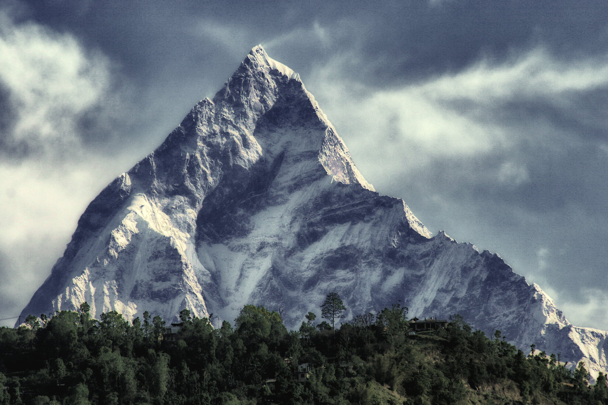 Nepal, Machapuchare, annapurna, 1080P, HD Wallpaper