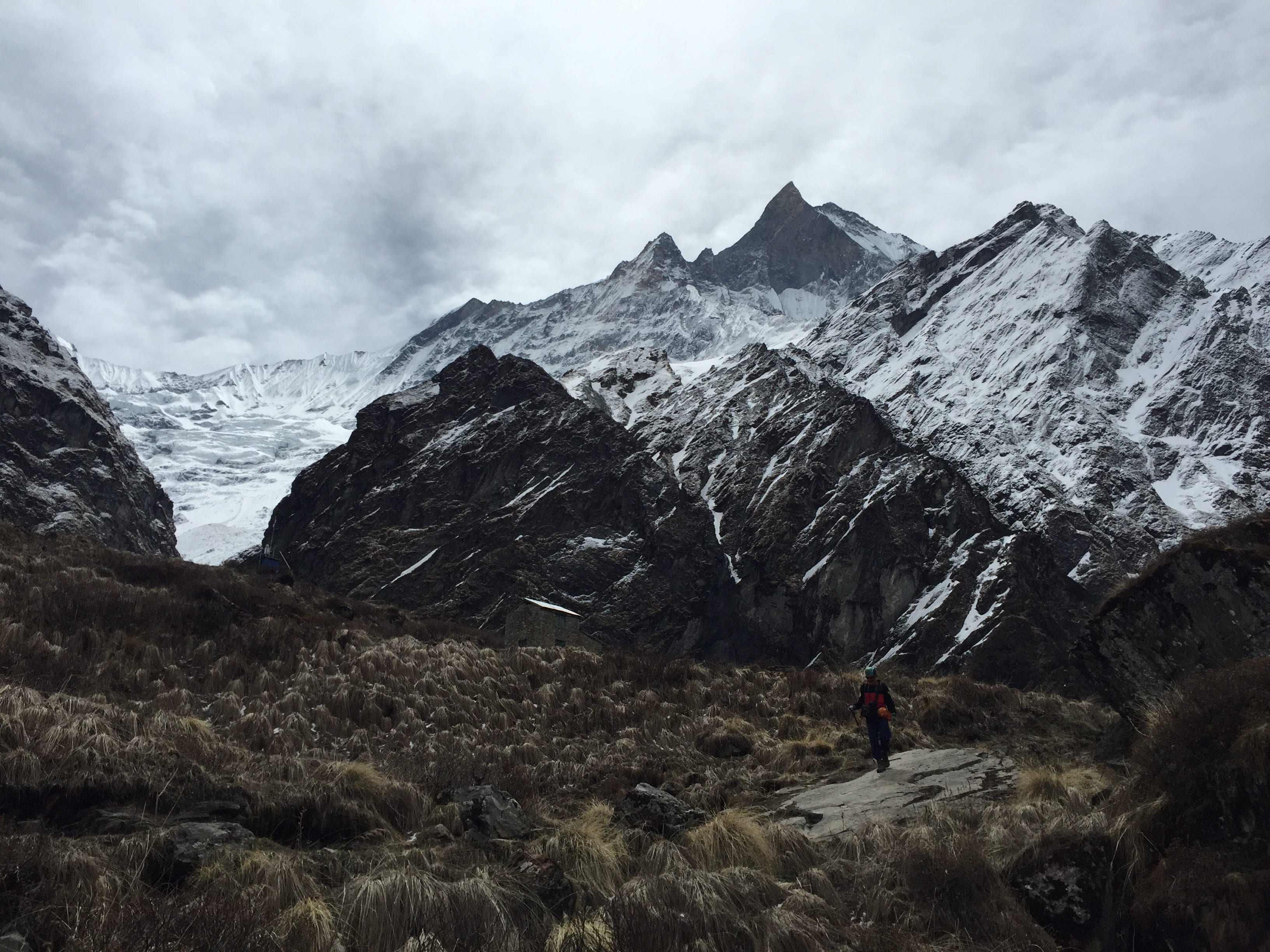 hiking, one person, scenics - nature, lifestyles, non-urban scene, nature, outdoors, real people, environment, mountain range, tranquility, beauty in nature, HD Wallpaper