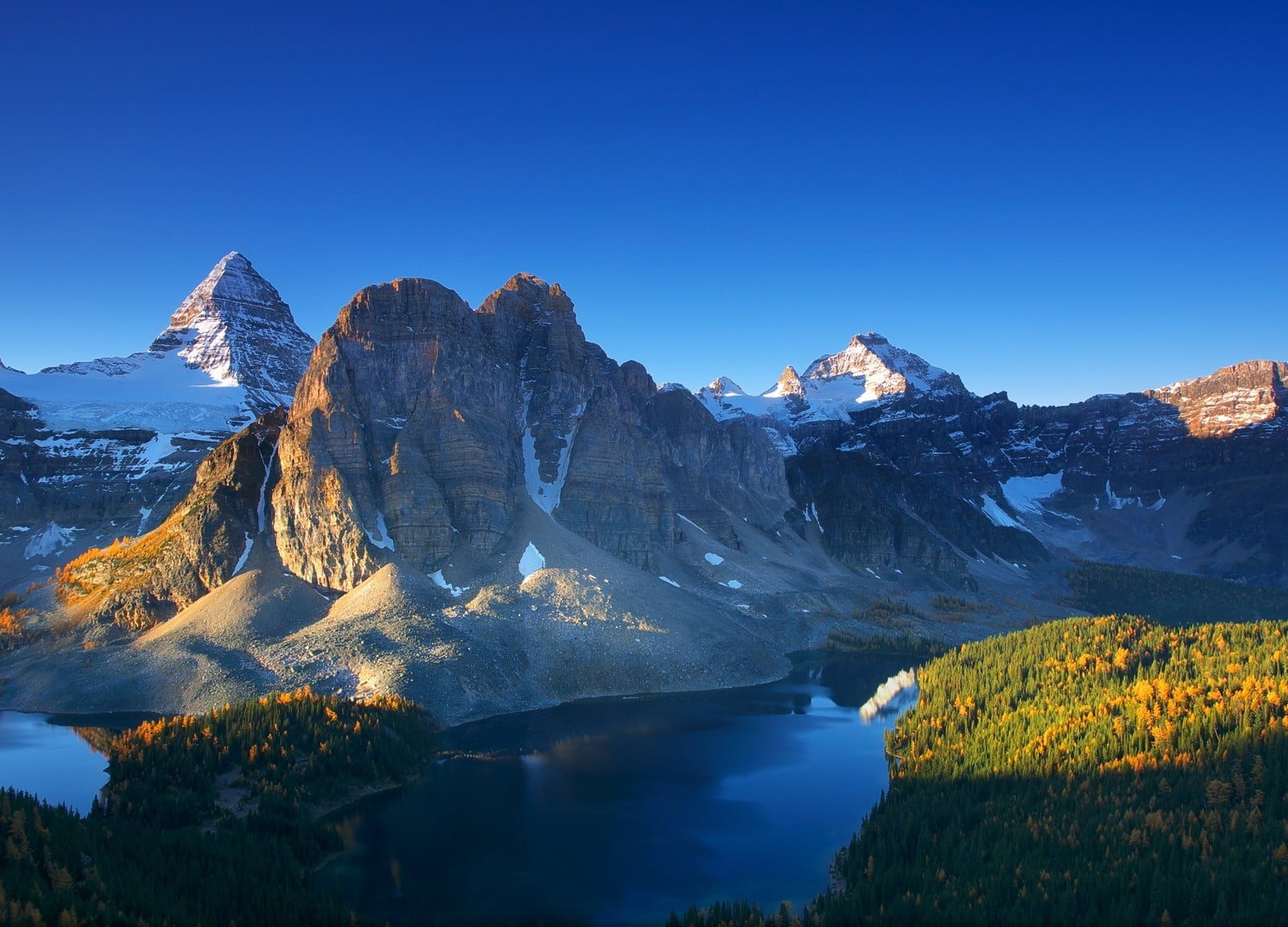 sunlight, cold temperature, scenics, matterhorn, tranquil Scene, national Landmark, outdoors, panoramic, beauty In Nature, idyllic, nature, formation, winter, HD Wallpaper