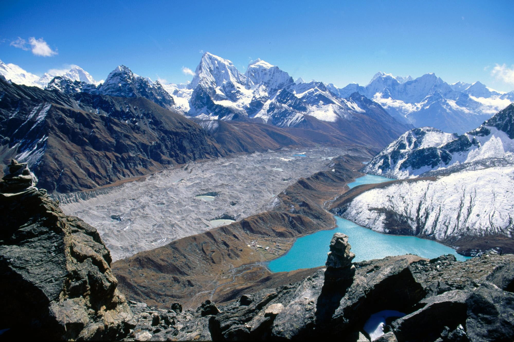 mountain Peak, tourism, mountain Range, mountains, snow, snowcapped mountain, scenics - nature, sunlight, famous Place, travel, high Up, mountain, glacier, HD Wallpaper