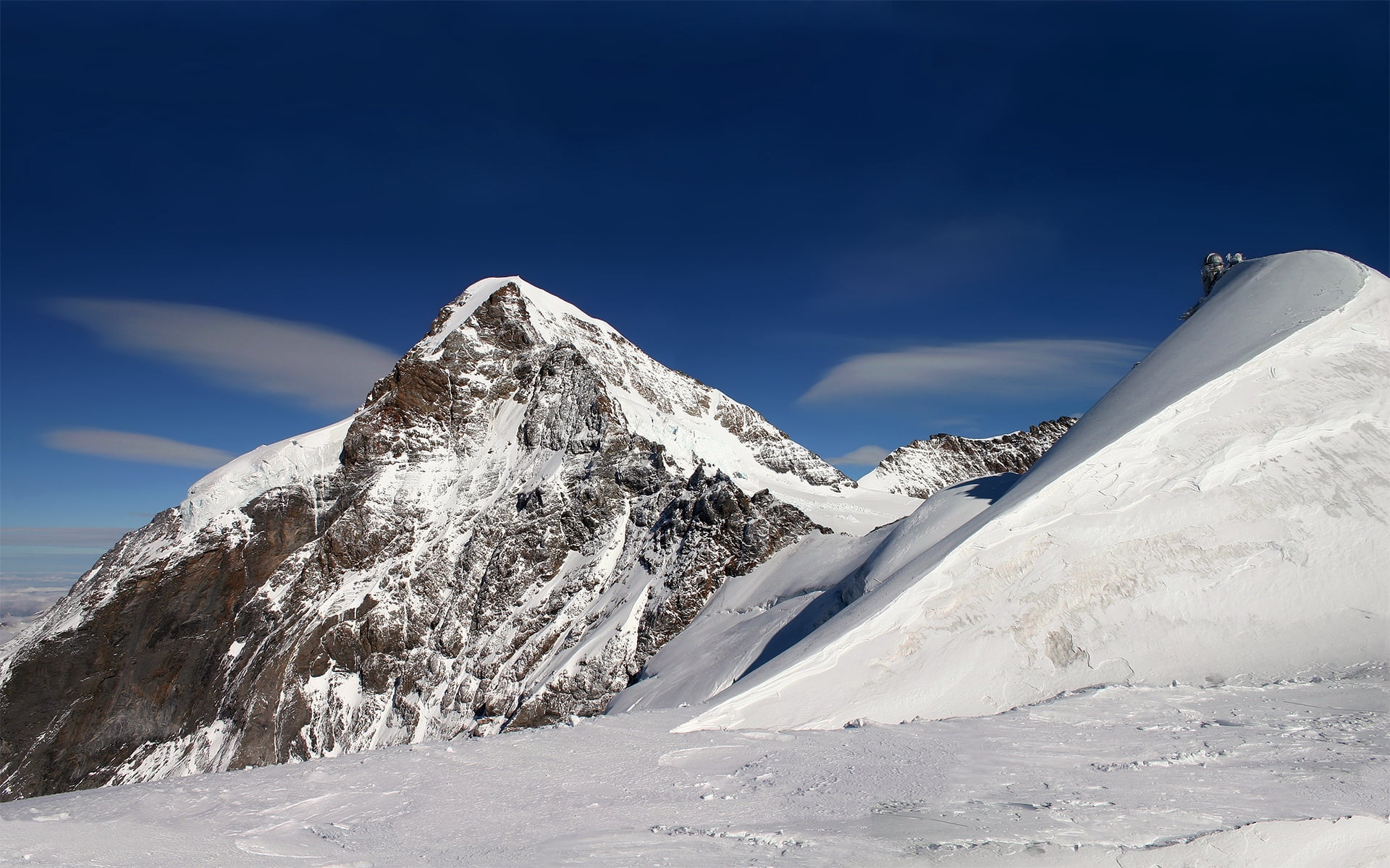 ice, cold temperature, white color, environment, scenics, matterhorn, cold - Temperature, scenics - nature, beauty In Nature, europe, extreme weather, winter, HD Wallpaper