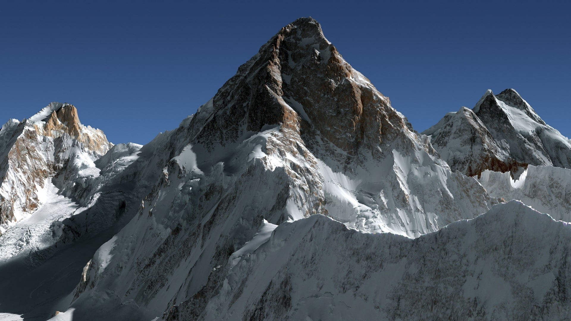 environment, cold temperature, pinnacle, high Up, winter, extreme weather, white, matterhorn, blue, mountain Range, beauty In Nature, tranquil scene, scenics - nature, HD Wallpaper