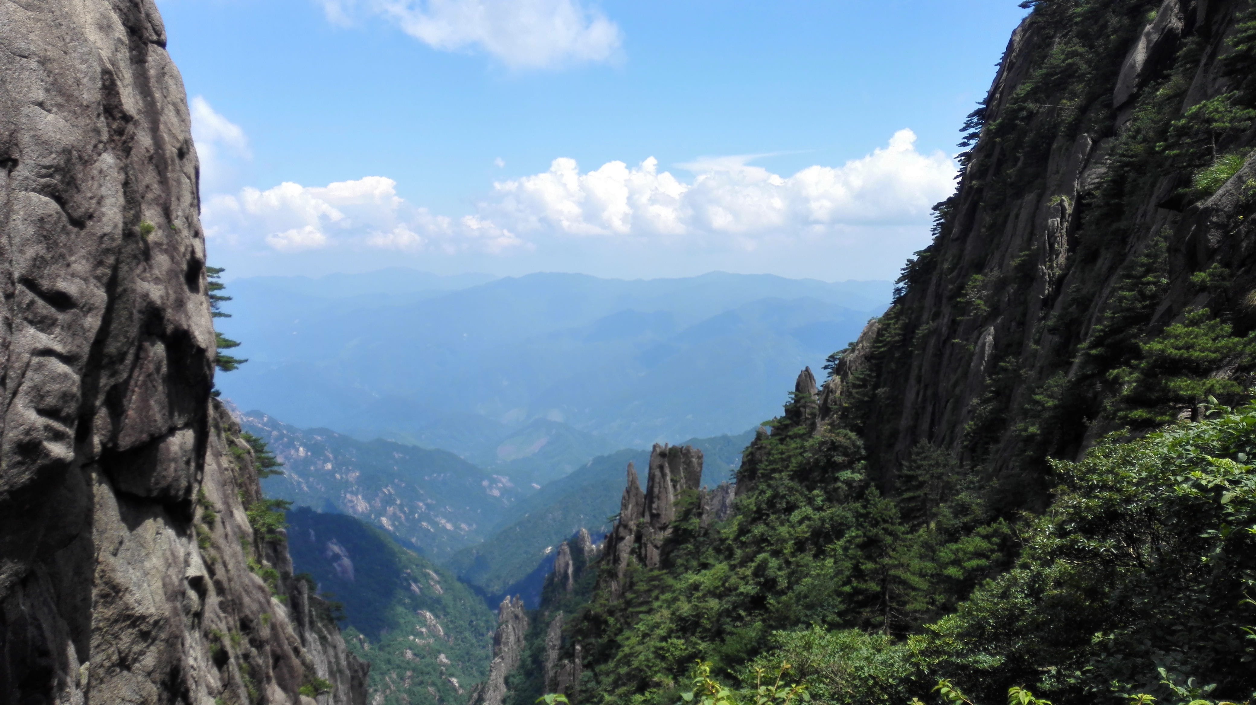 nature, non-urban scene, rock, mountain range, mountain, scenics - nature, landscape, tranquil scene, cloud - sky, formation, tranquility, plant, day, outdoors, HD Wallpaper