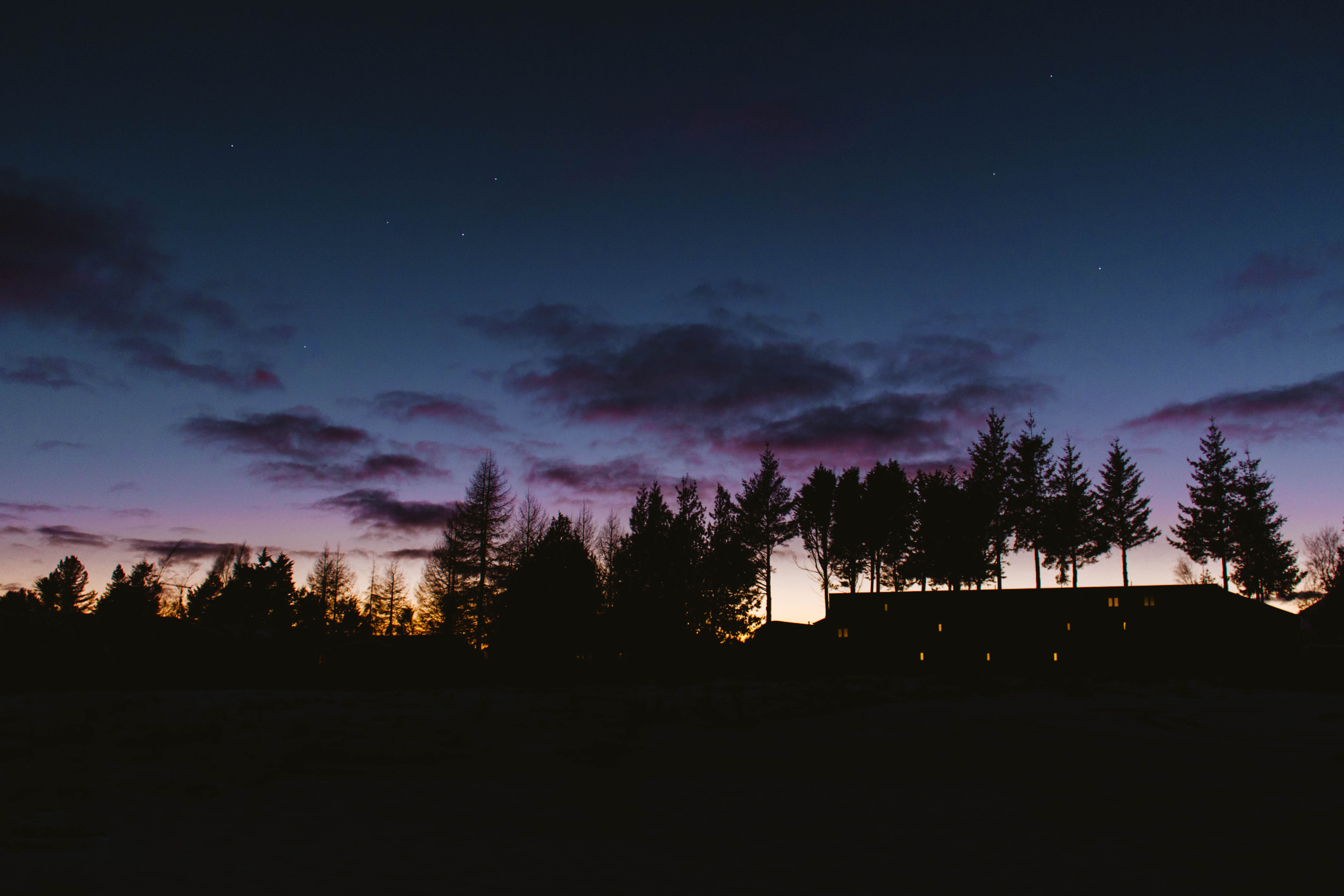 nature, sunrise, adventure, cloud - Sky, scenics, blue, golden, astrophotography, tree, woodland, beauty In Nature, dusk, mt ruapehu, summer, sunlight, HD Wallpaper