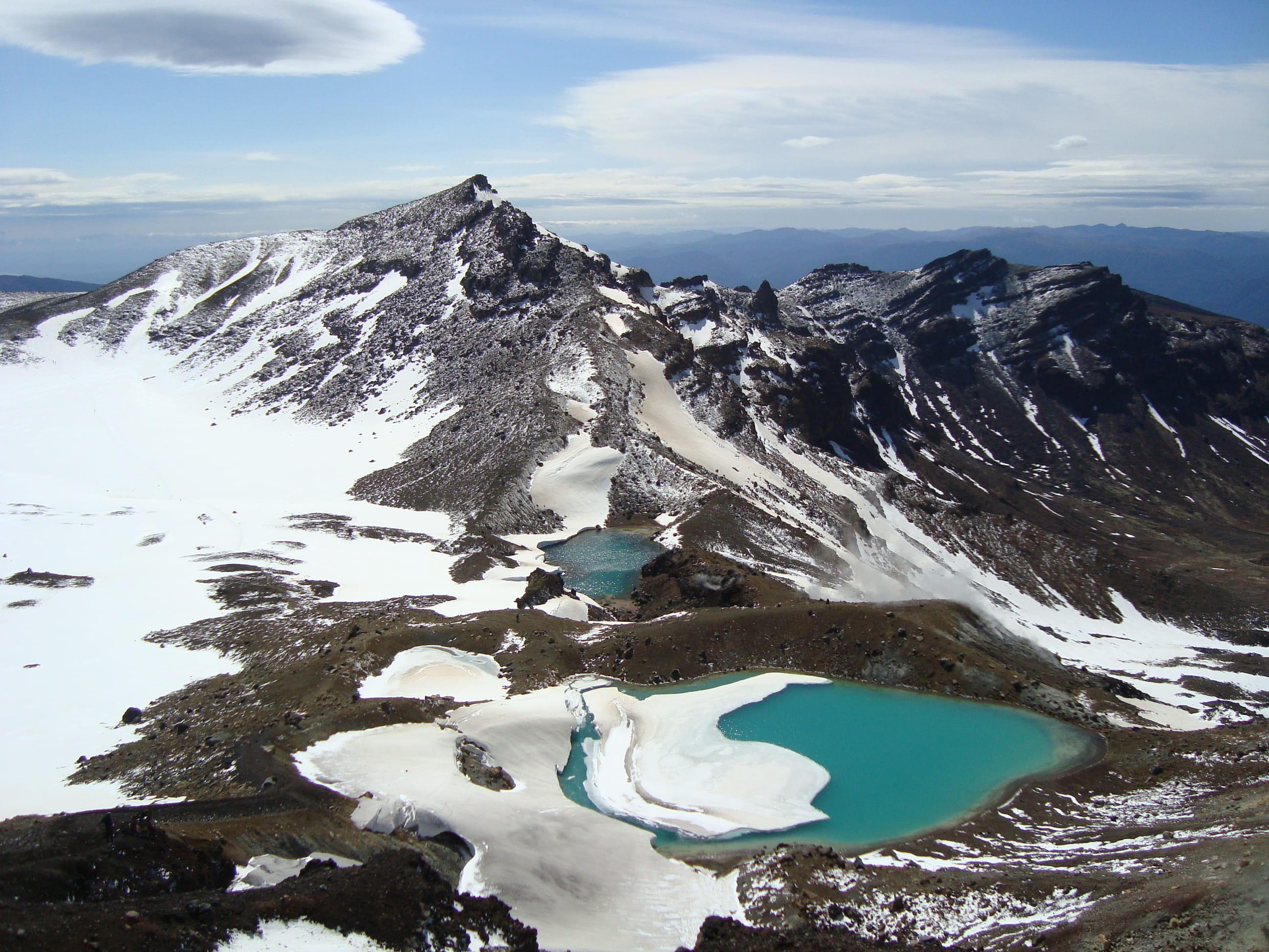 landscape, volcano, environment, non-urban scene, cloud - sky, ice, no people, mountain, idyllic, scenics - nature, tongariro national park, beauty in nature, HD Wallpaper