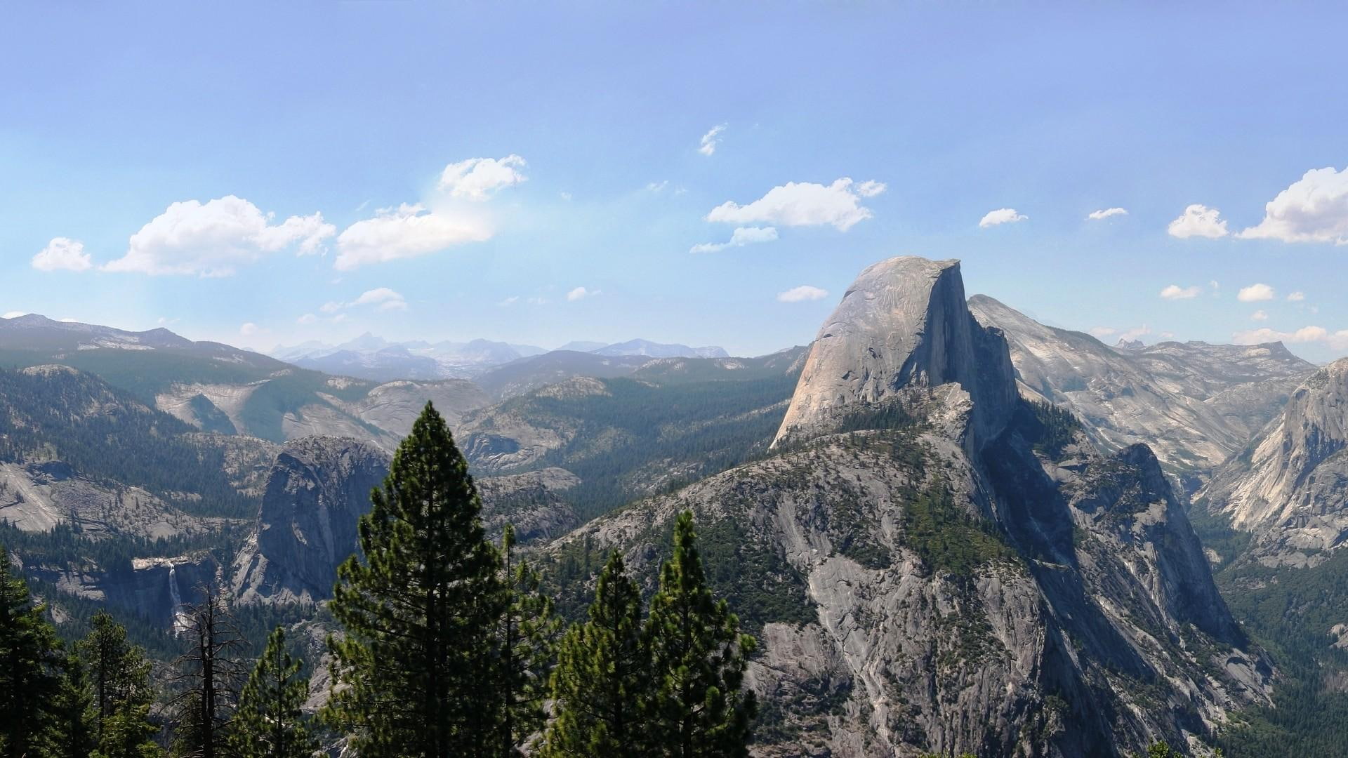 mountains, national, s, park, yosemite, nature, half, beauty, parks, nature and landscapes, 1080P, dome, HD Wallpaper