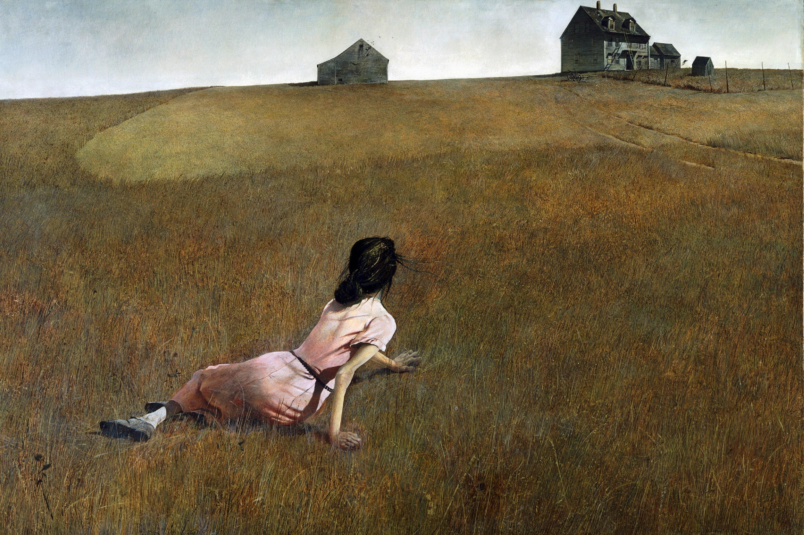 artwork andrew wyeth christinas world, 2K, HD Wallpaper