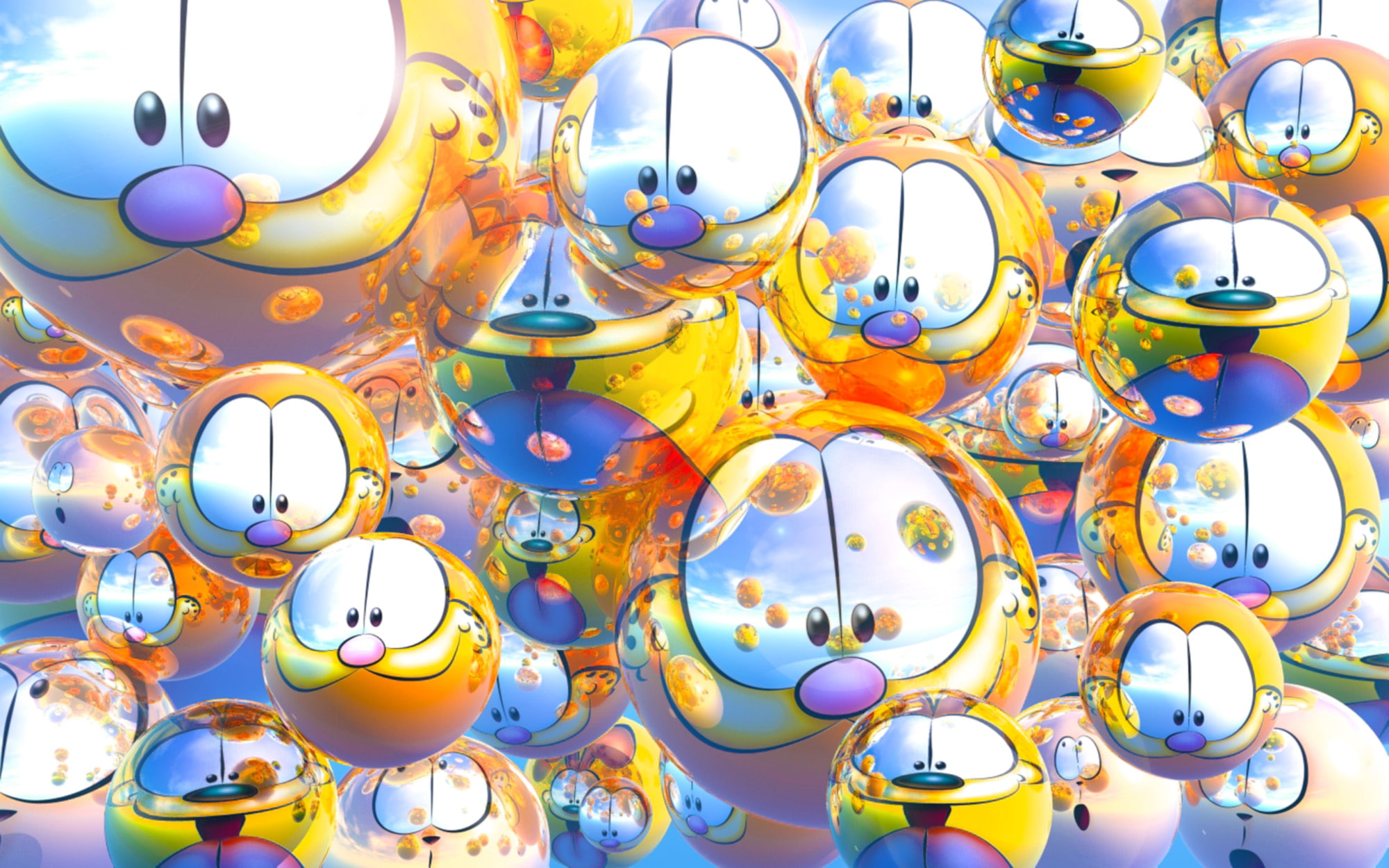 garfield, 1080P, HD Wallpaper