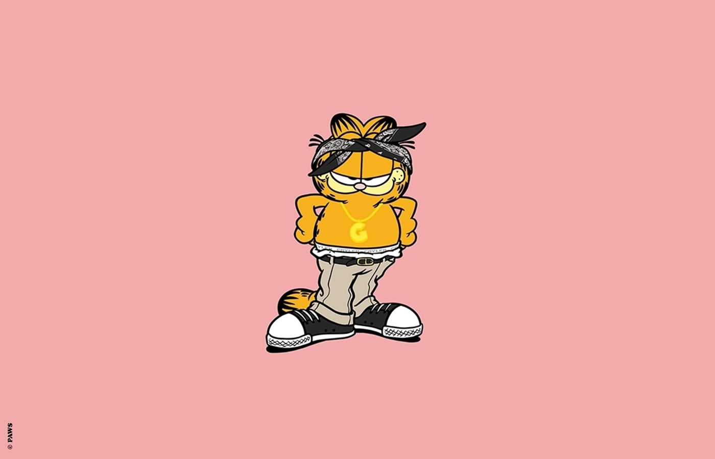 one animal, simple, animal wing, Cayler and Sons, butterfly - insect, cut out, colored background, orange color, no people, Garfield, bandanas, copy space, HD Wallpaper
