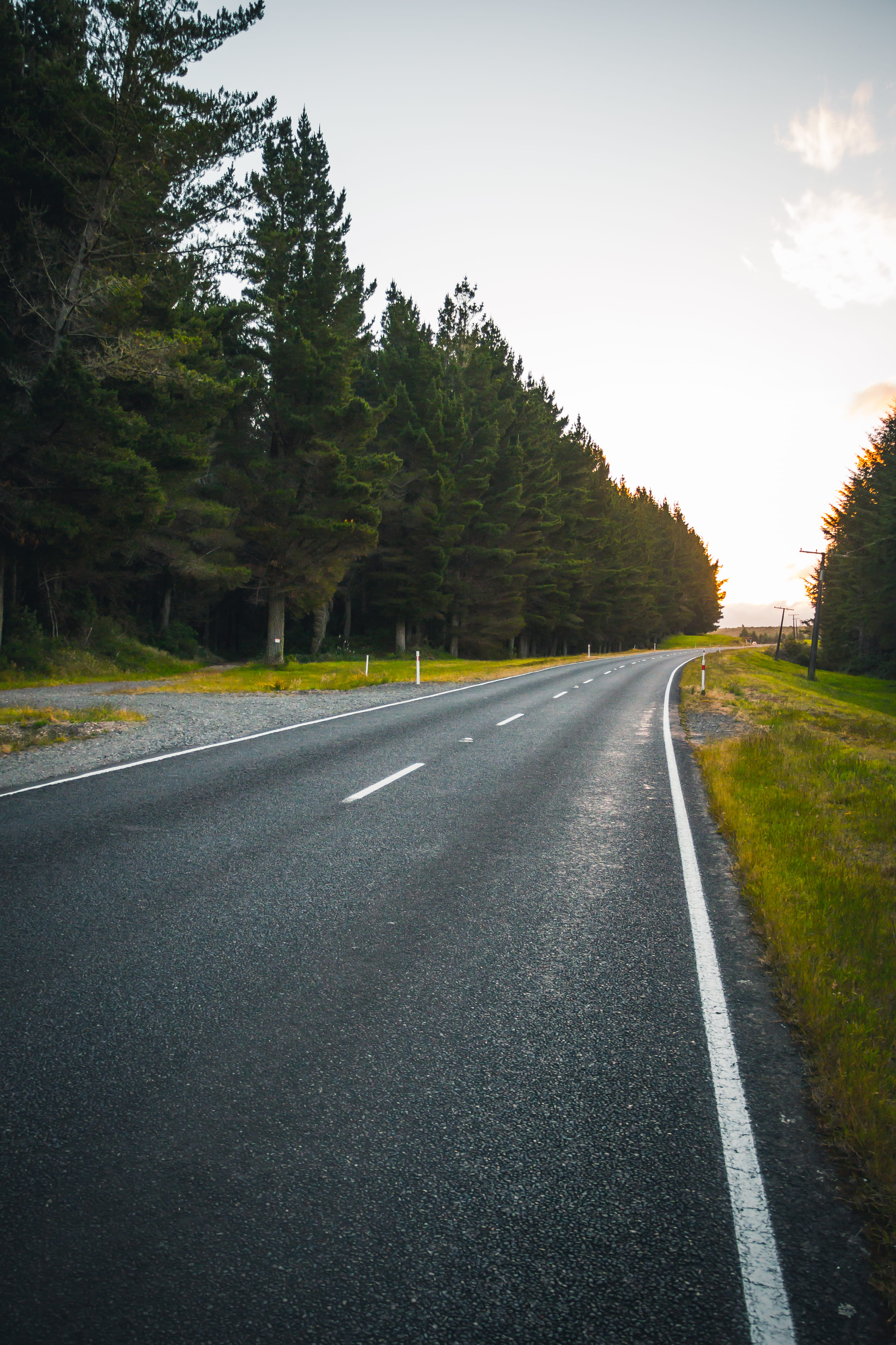 country, road, diminishing perspective, symbol, tranquility, direction, suburb, beauty in nature, the way forward, nature, new zealand, day, tongariro national park, Phone HD Wallpaper