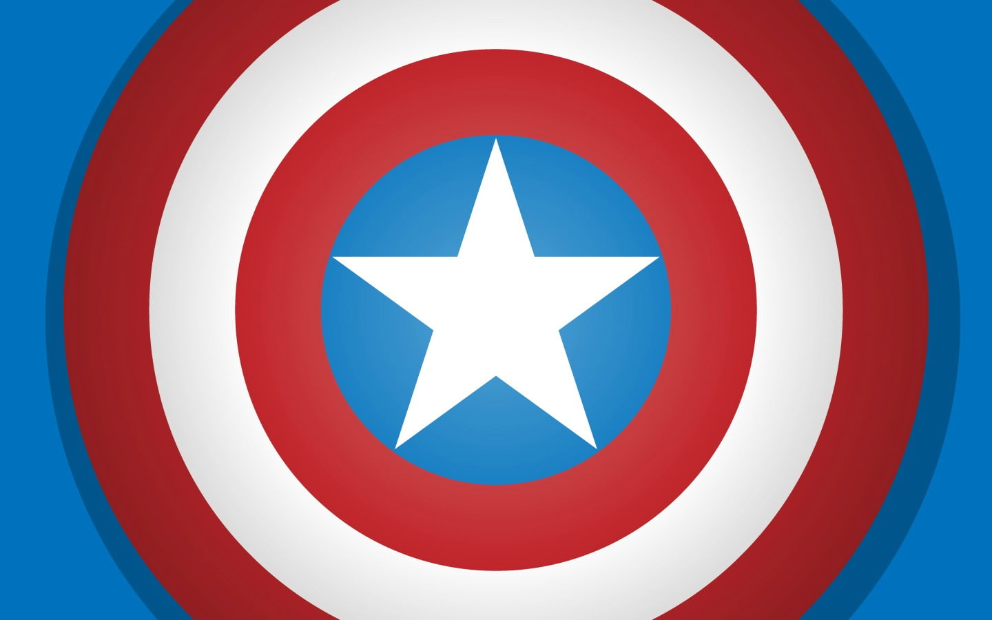 720P, america, captain, cartoon/comic, star, hd, logo, HD Wallpaper