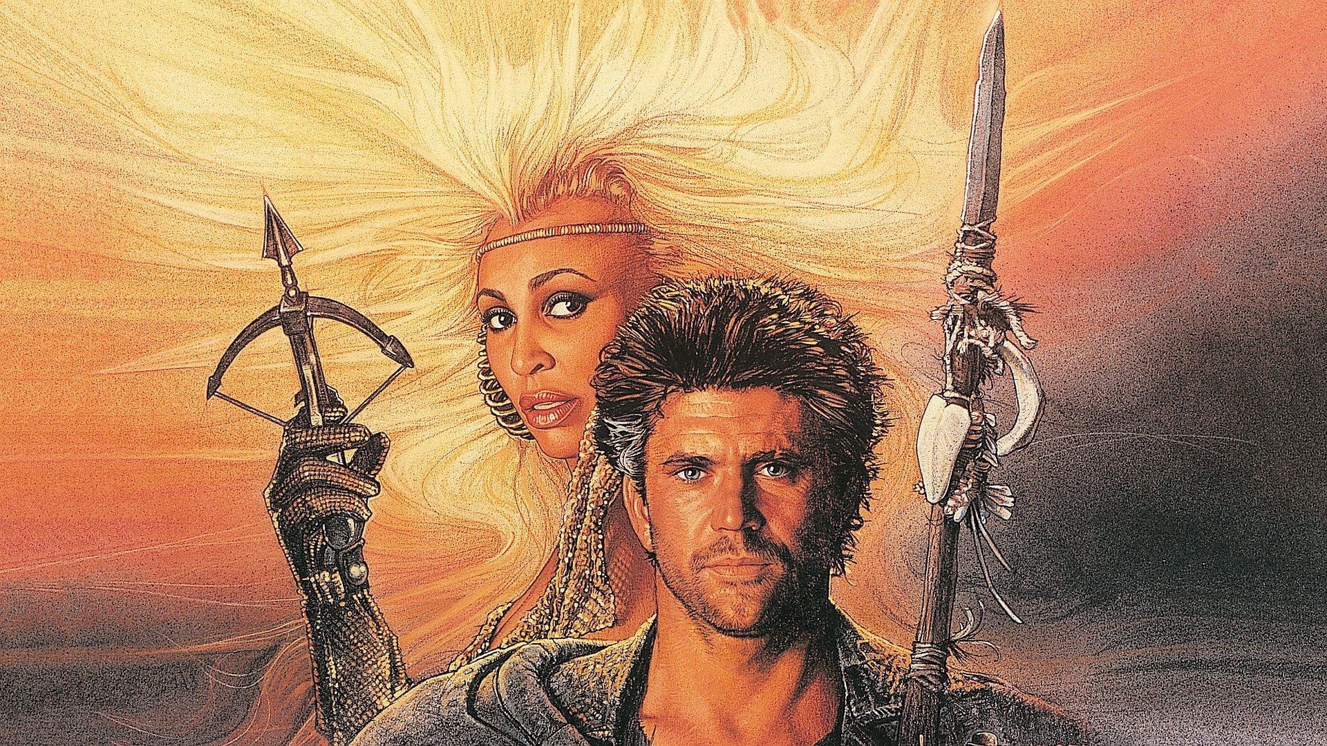 1080P, looking at camera, beard, men, hairstyle, young adult, Movie, portrait, front view, Mad Max Beyond Thunderdome, Beyond Thunderdome, representation, HD Wallpaper