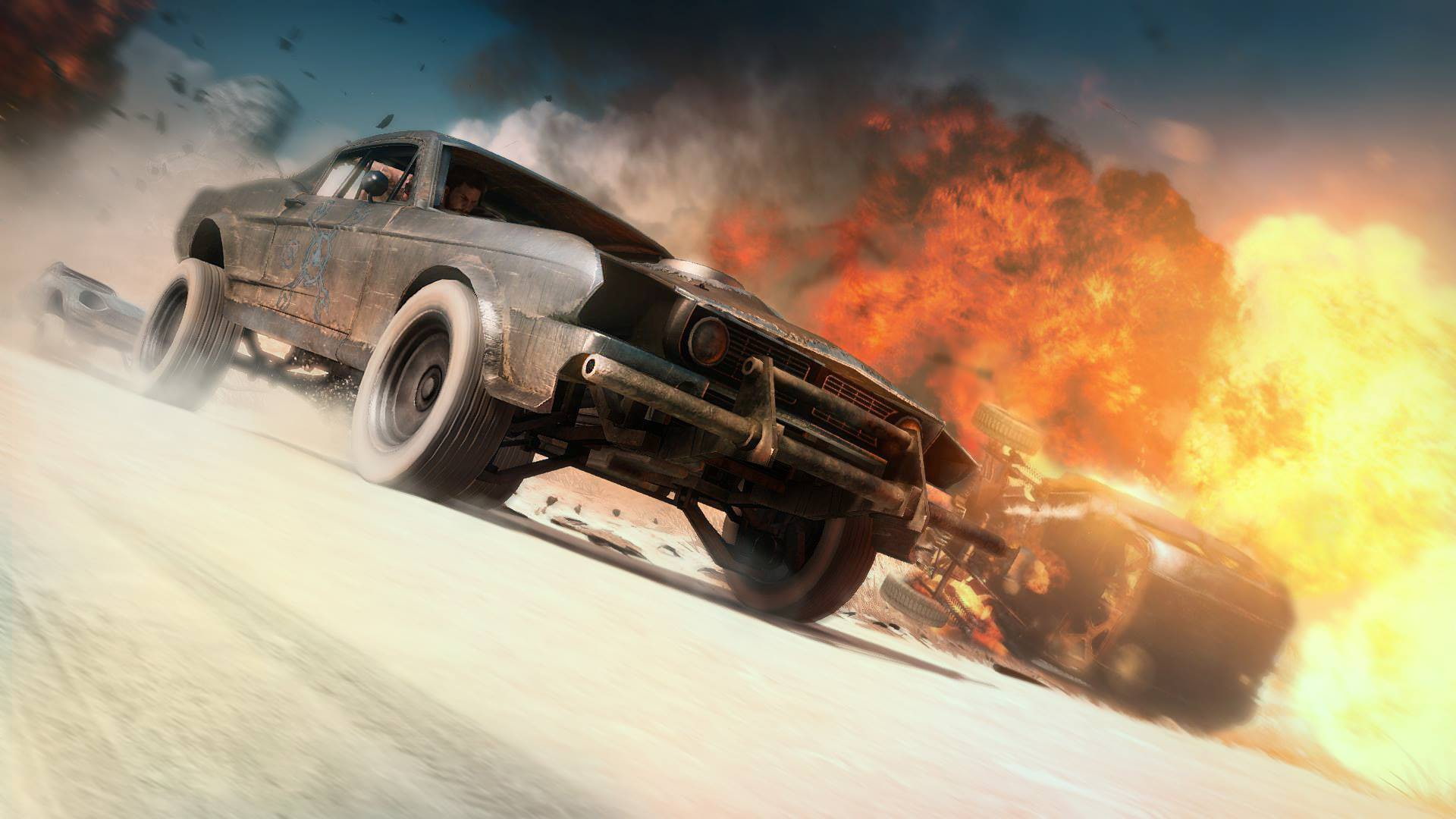 max, game, 1080P, speed, mad, car, chase, fire, mad max, HD Wallpaper
