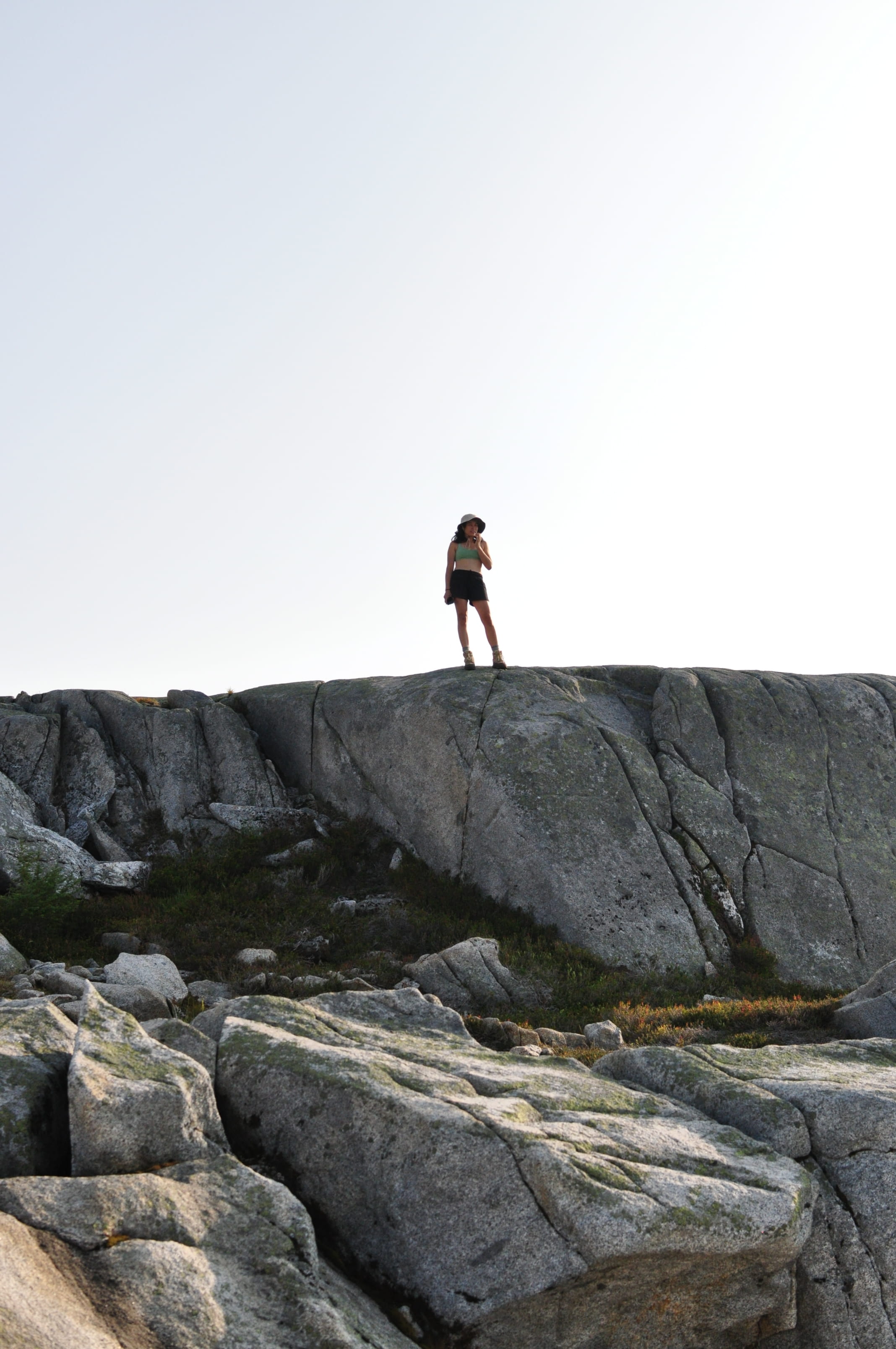 rock, blue, females, activity, freedom, tall, travel, backpack, woman, chinese Ethnicity, one Person, summer, stand, elegant, 2K, men, lifestyles, endurance, Phone HD Wallpaper