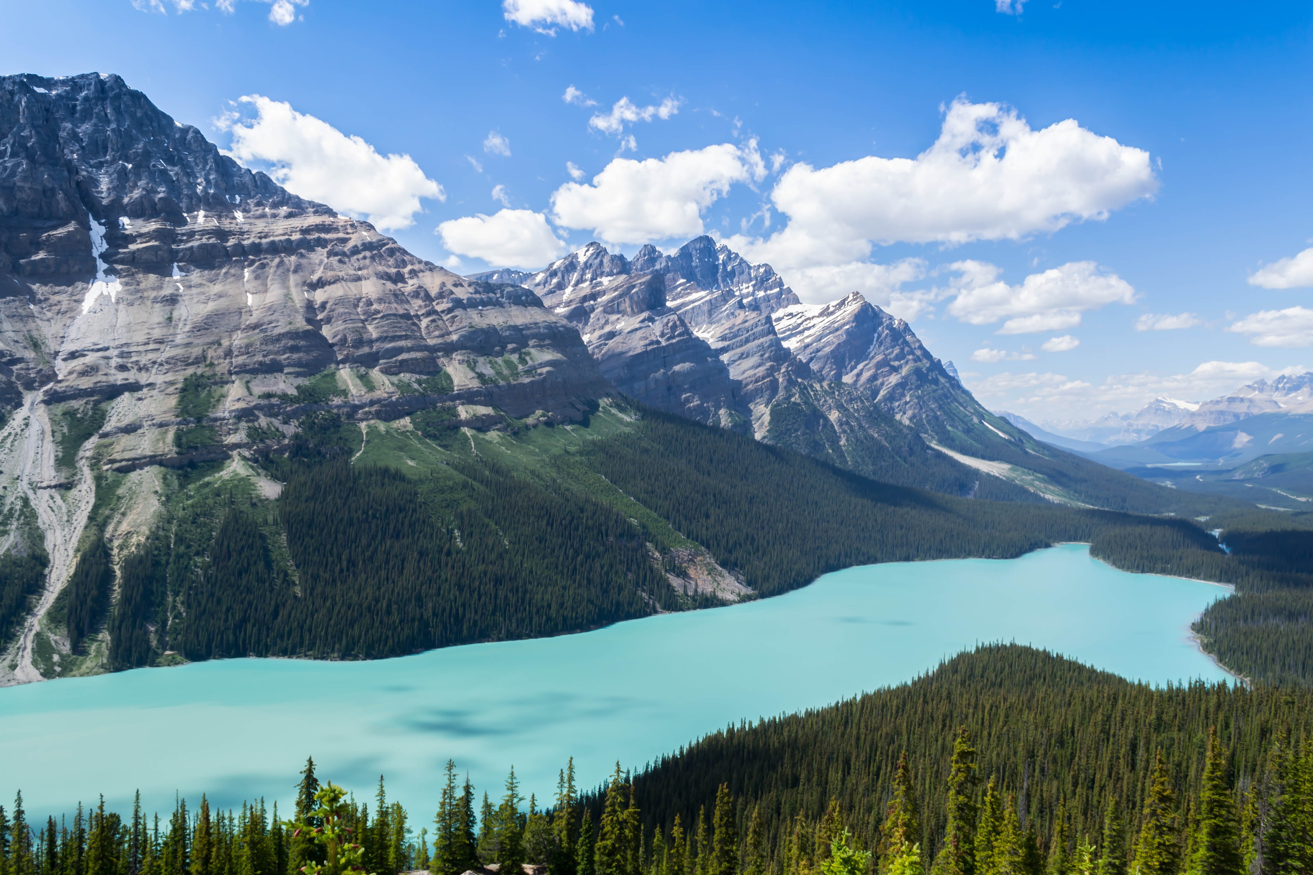 4K, travel, water, mountain peak, idyllic, formation, beauty in nature, mountain range, lake, non-urban scene, no people, outdoors, nature, landscape, HD Wallpaper