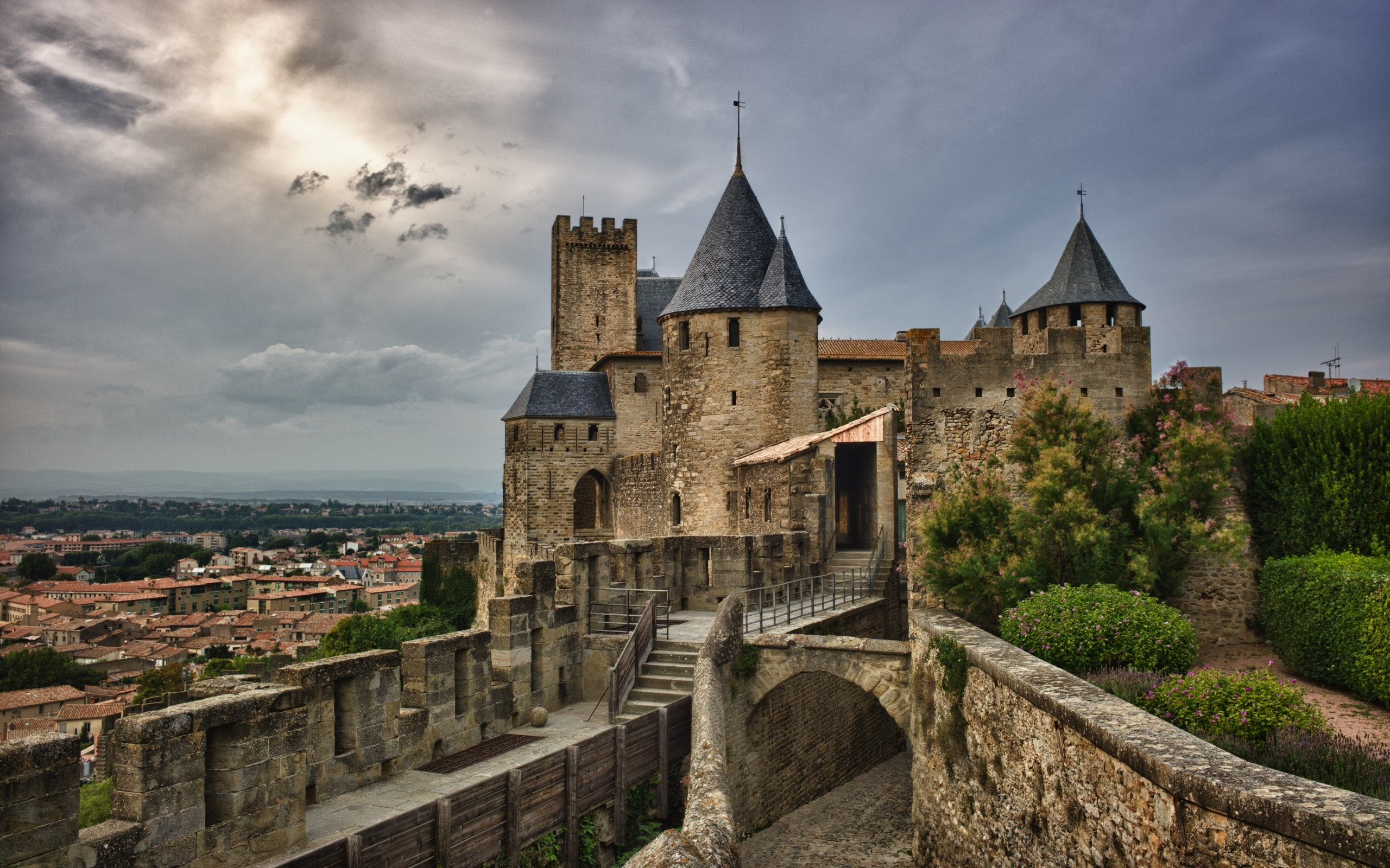 2K, carcassonne, HD Wallpaper
