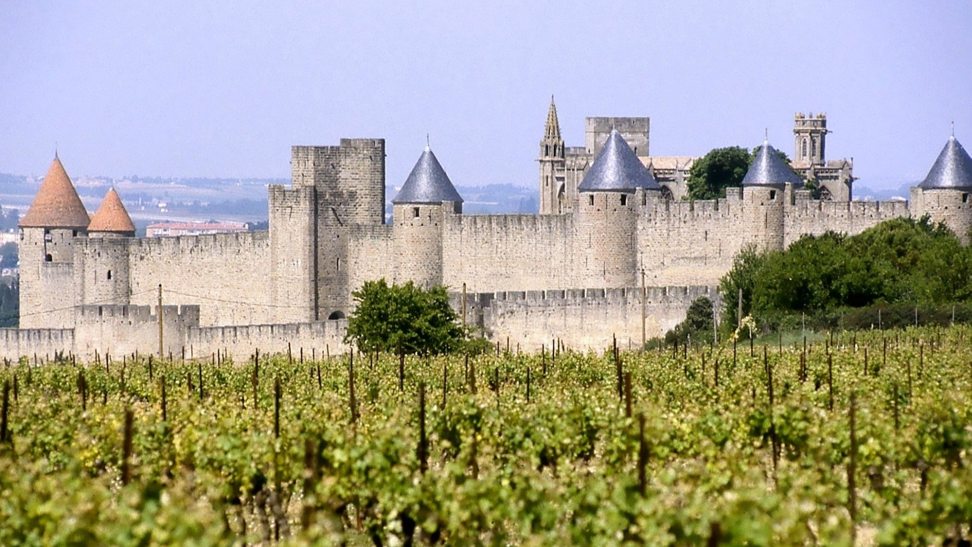 carcassonne, 1080P, HD Wallpaper