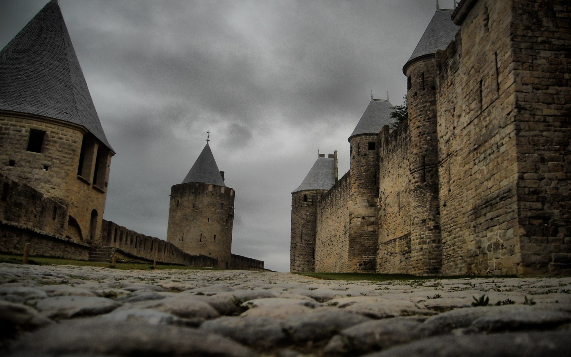 1080P, carcassonne, HD Wallpaper
