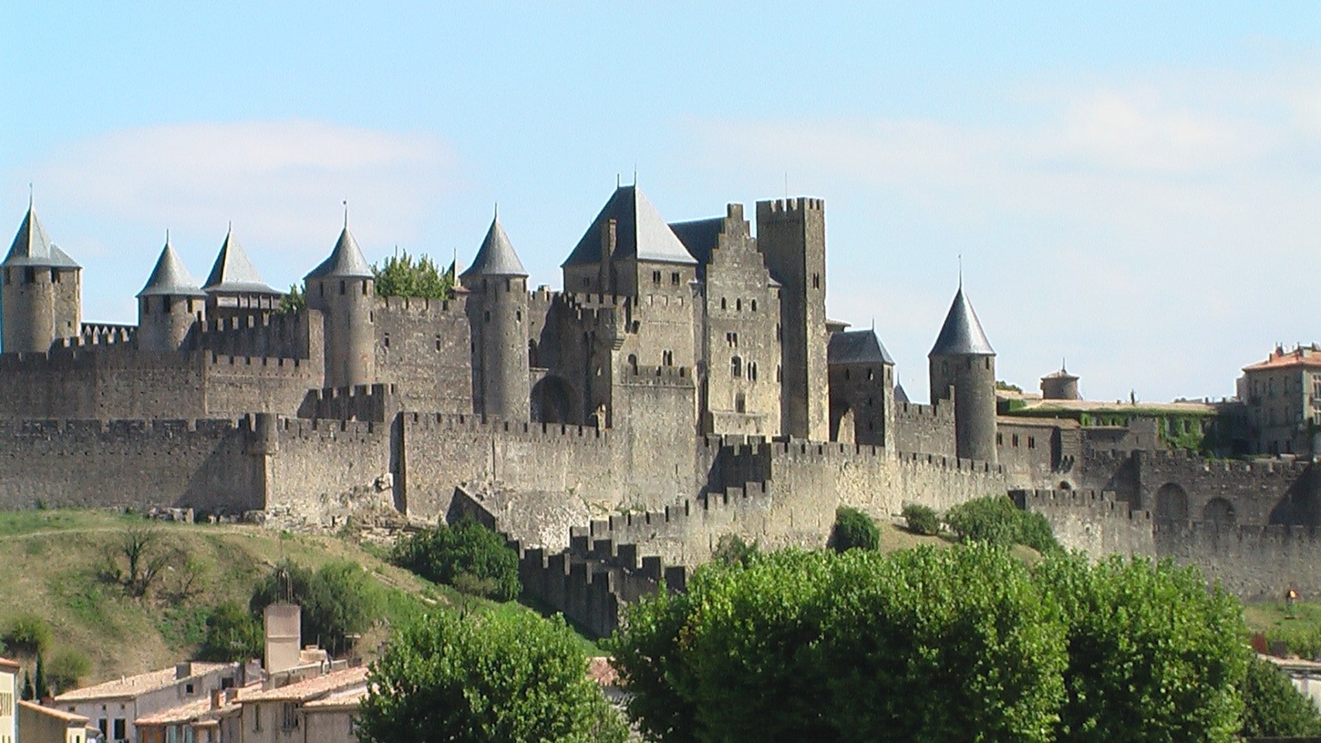 1080P, carcassonne, HD Wallpaper