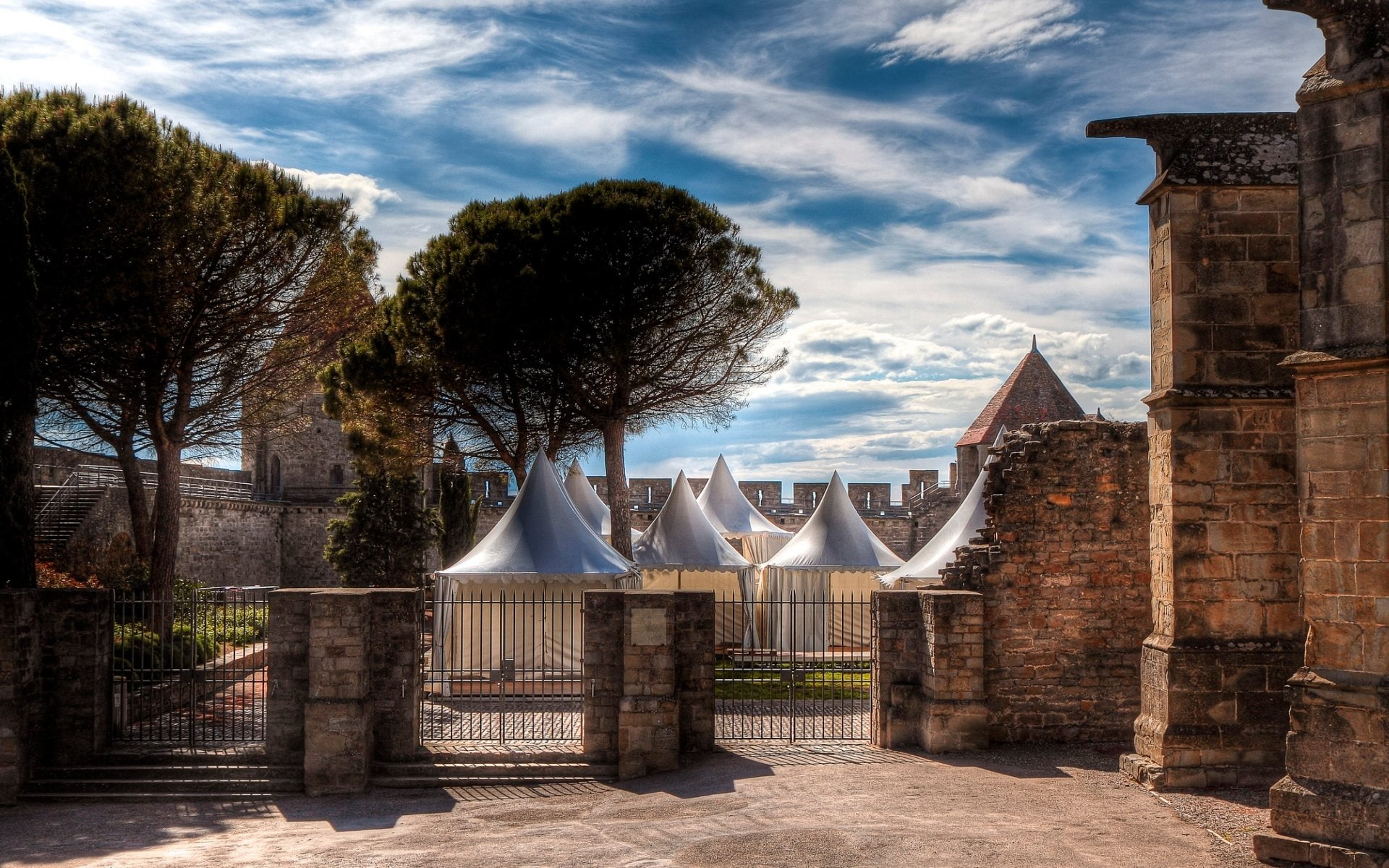 1080P, Carcassonne, Castles, HD Wallpaper