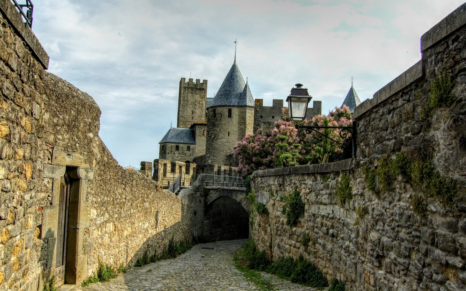 Castles, 1080P, Carcassonne, HD Wallpaper