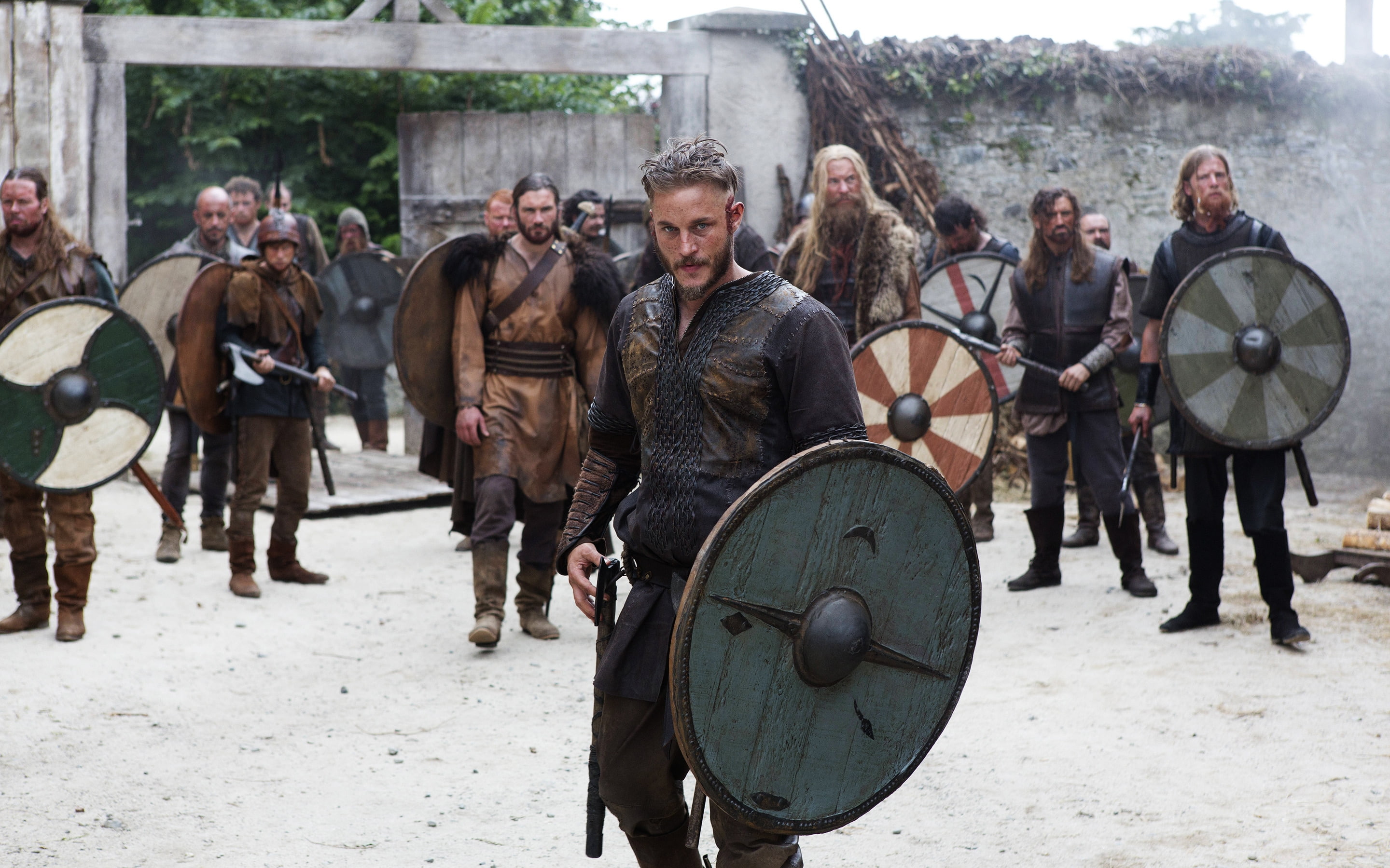 2013 vikings film, 2013 vikings poster, vikings, 2K, scene, HD Wallpaper
