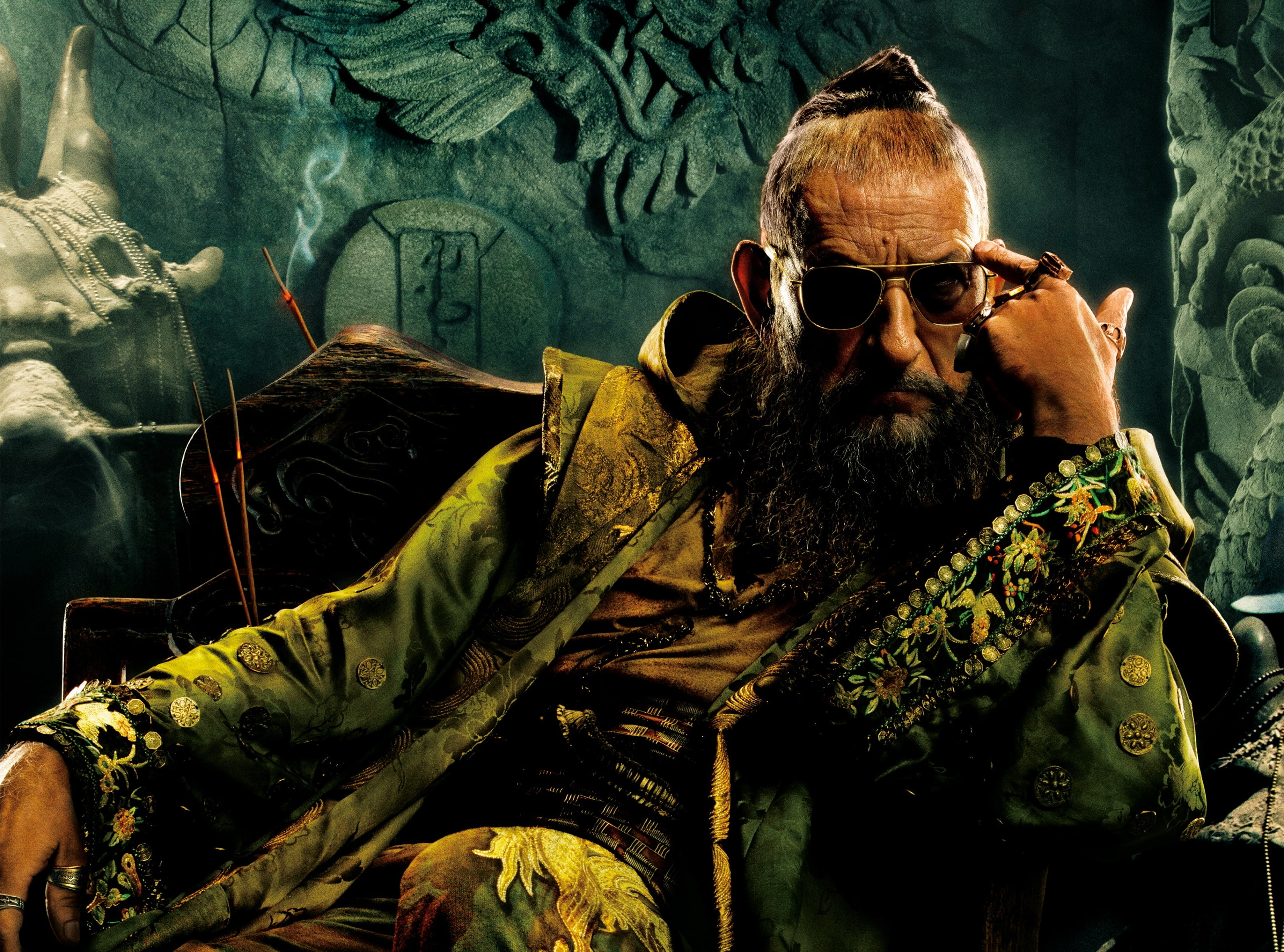 green color, iron, fashion, marvel, Iron Man, ben kingsley, 2K, men, Movies, clothing, adult, terrorist, Film, Mandarin, real people, lifestyles, mature men, HD Wallpaper