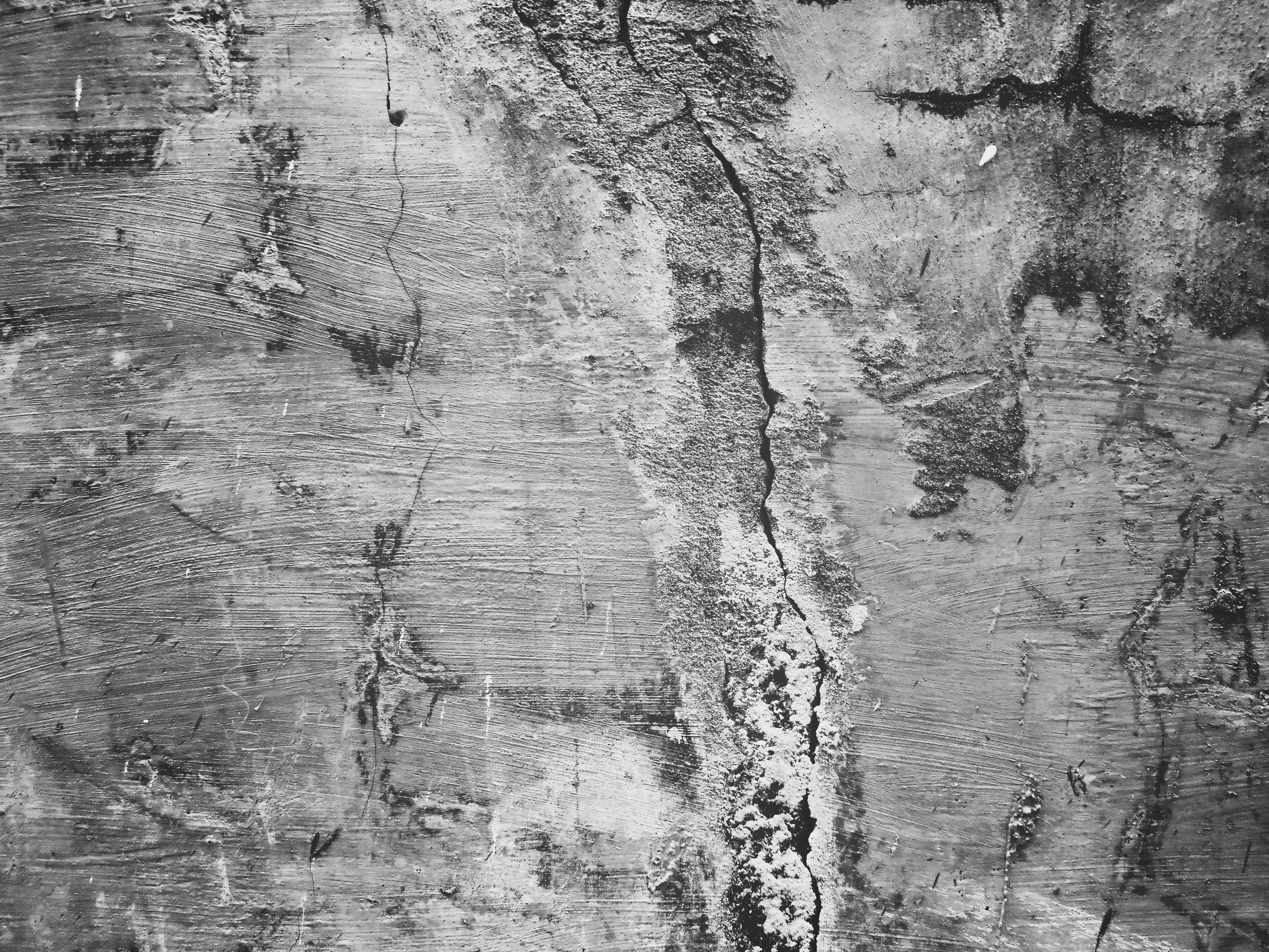 old, concrete, no people, closeup, crack, brick, pattern, black and white, texture, detail, surabaya, fracture, textured effect, soil, damaged, bad condition, HD Wallpaper