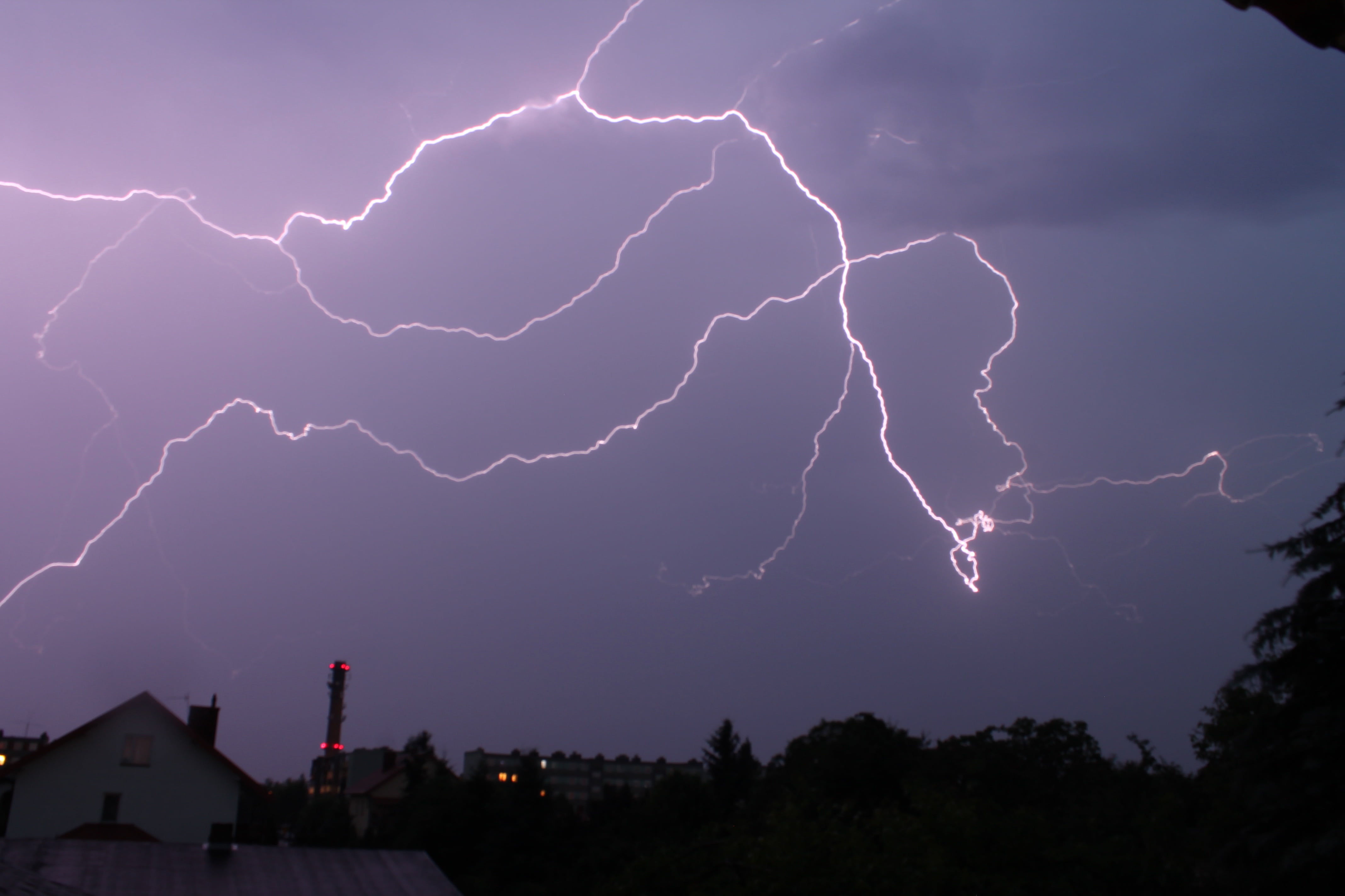 outdoors, power in nature, poland, warning sign, building exterior, 4K, panorama, before the storm, landscape, clouds, communication, electricity, category, HD Wallpaper