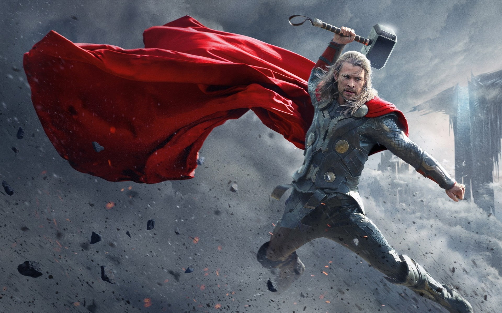 casual clothing, Hollywood Movies, day, clothing, thor, world, nature, leisure activity, red, men, human arm, movie, full length, real people, HD Wallpaper