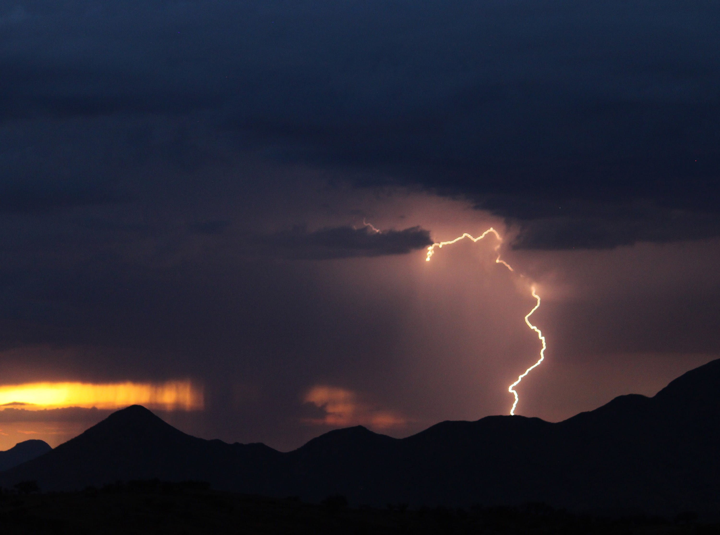 bolts, ominous, mountain, bolt, beauty in nature, rain, sign, scenics - nature, sky, landscape, scenic, 2K, communication, thunderstorm, energy, environment, HD Wallpaper