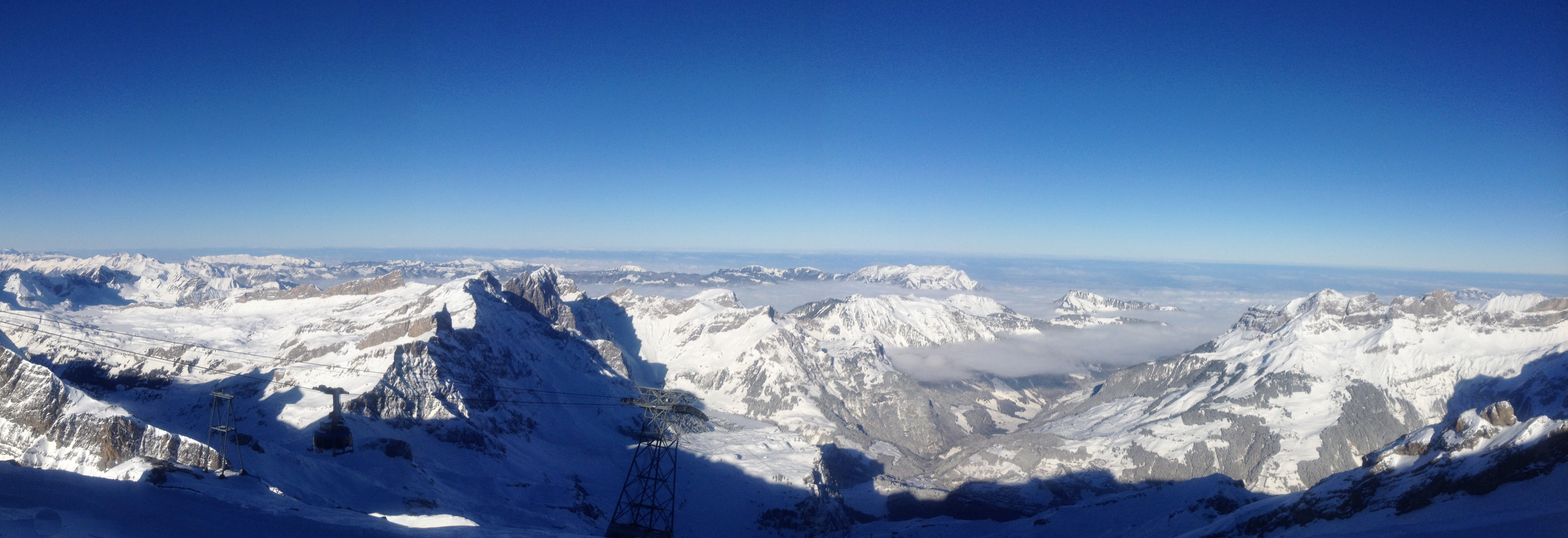 switzerland, looking at view, horizon, tranquil scene, cold temperature, scenics - nature, mountain, beauty in nature, blue, holiday, sky, swiss mountains, HD Wallpaper