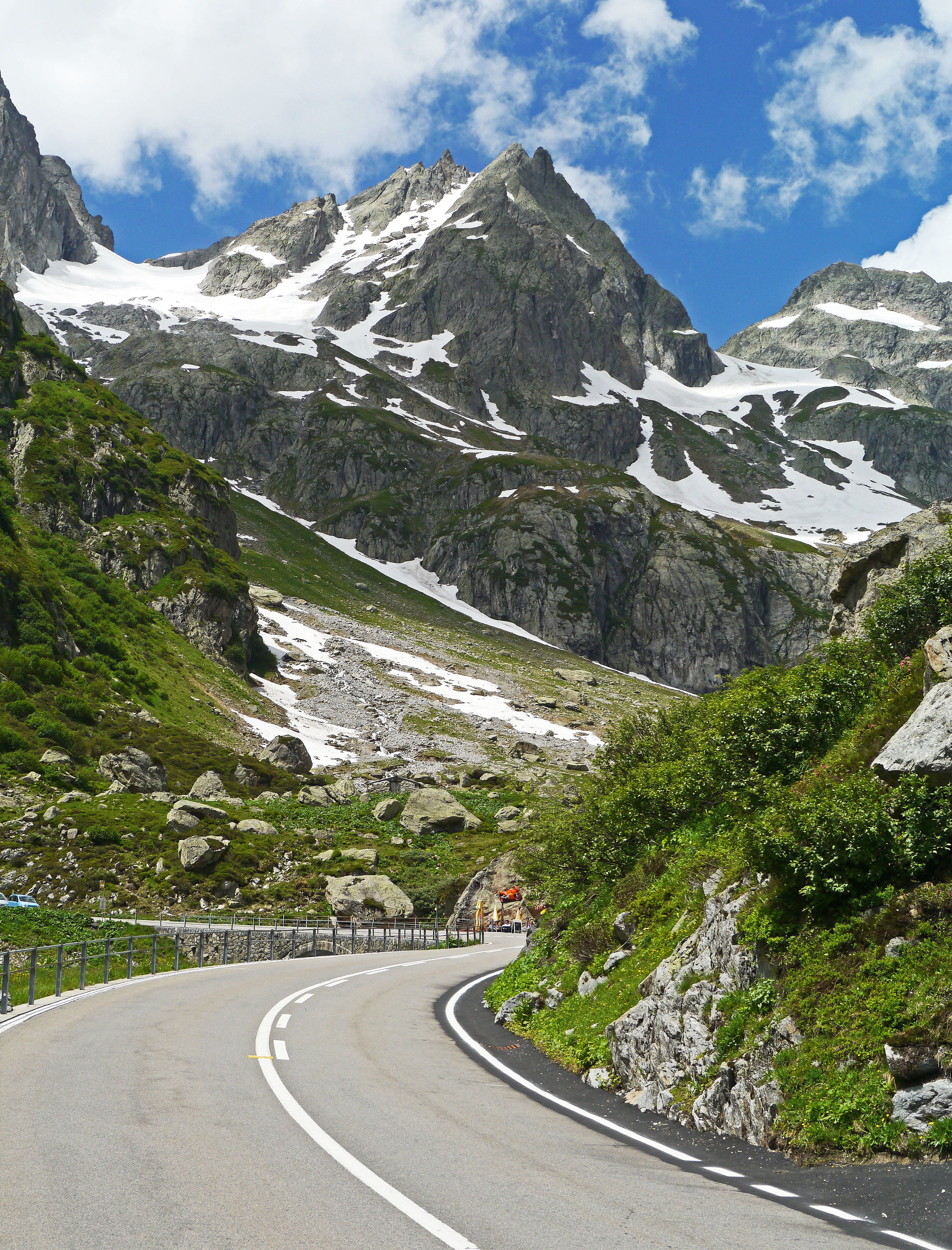 road, mountain road, 4K, curve, outdoors, tranquil scene, transportation, the way forward, mountain world, Susten Pass, beauty in nature, no people, mountain range, Phone HD Wallpaper