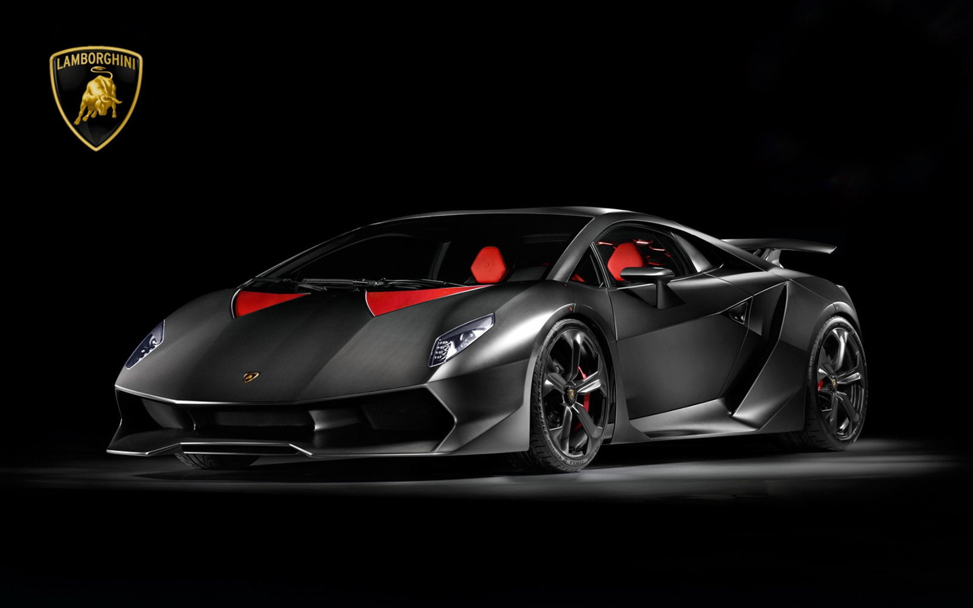 nero, supercars, 1080P, colored, elemento, lamborghini, sesto, vehicles, black, automobile, cars, matte, noir, HD Wallpaper