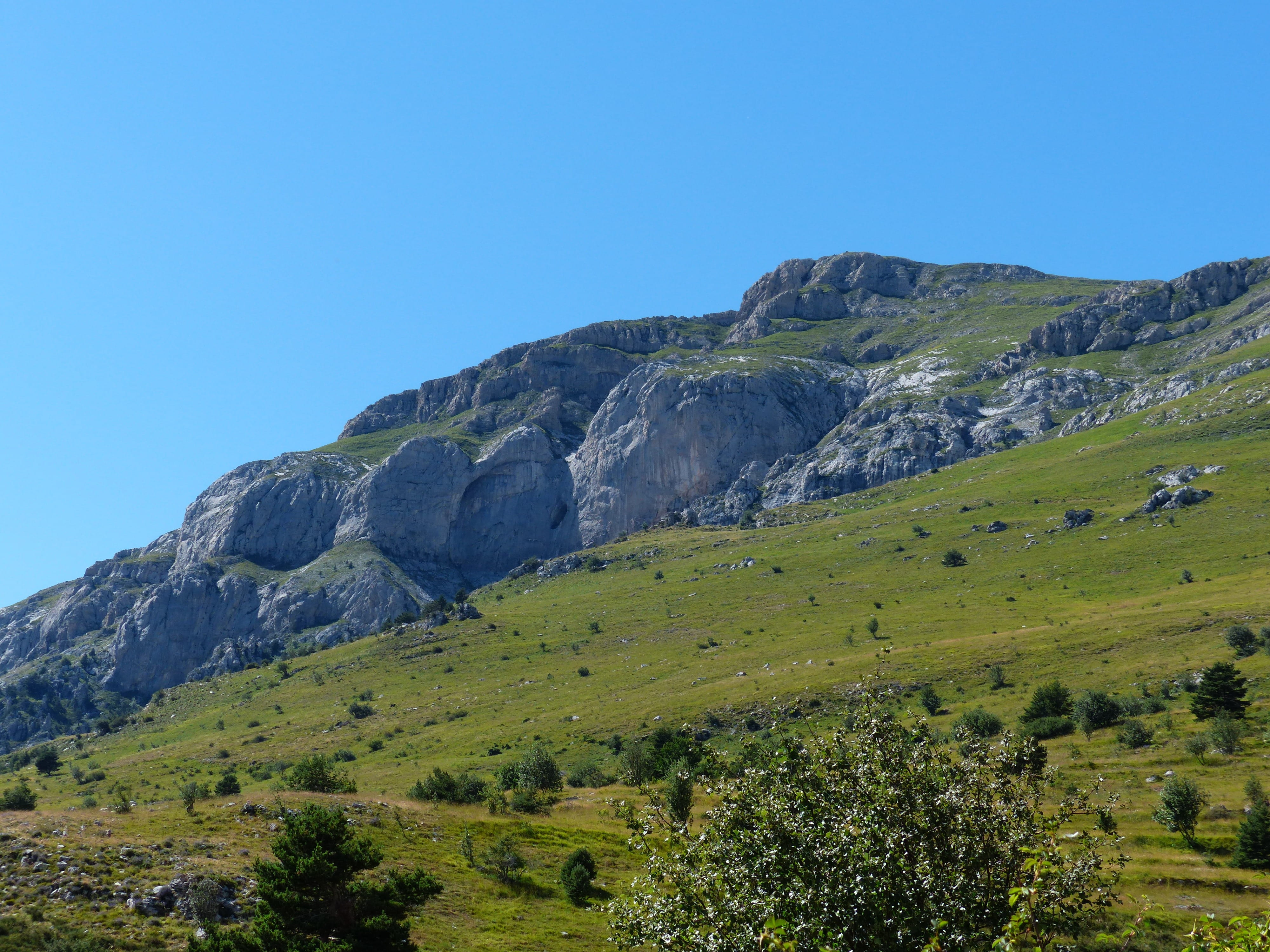 mountains, climbing area, alpine, mountain range, beauty in nature, gta, nature, ligurian alps, rocca dei campinili, land, formation, grass, clear sky, HD Wallpaper